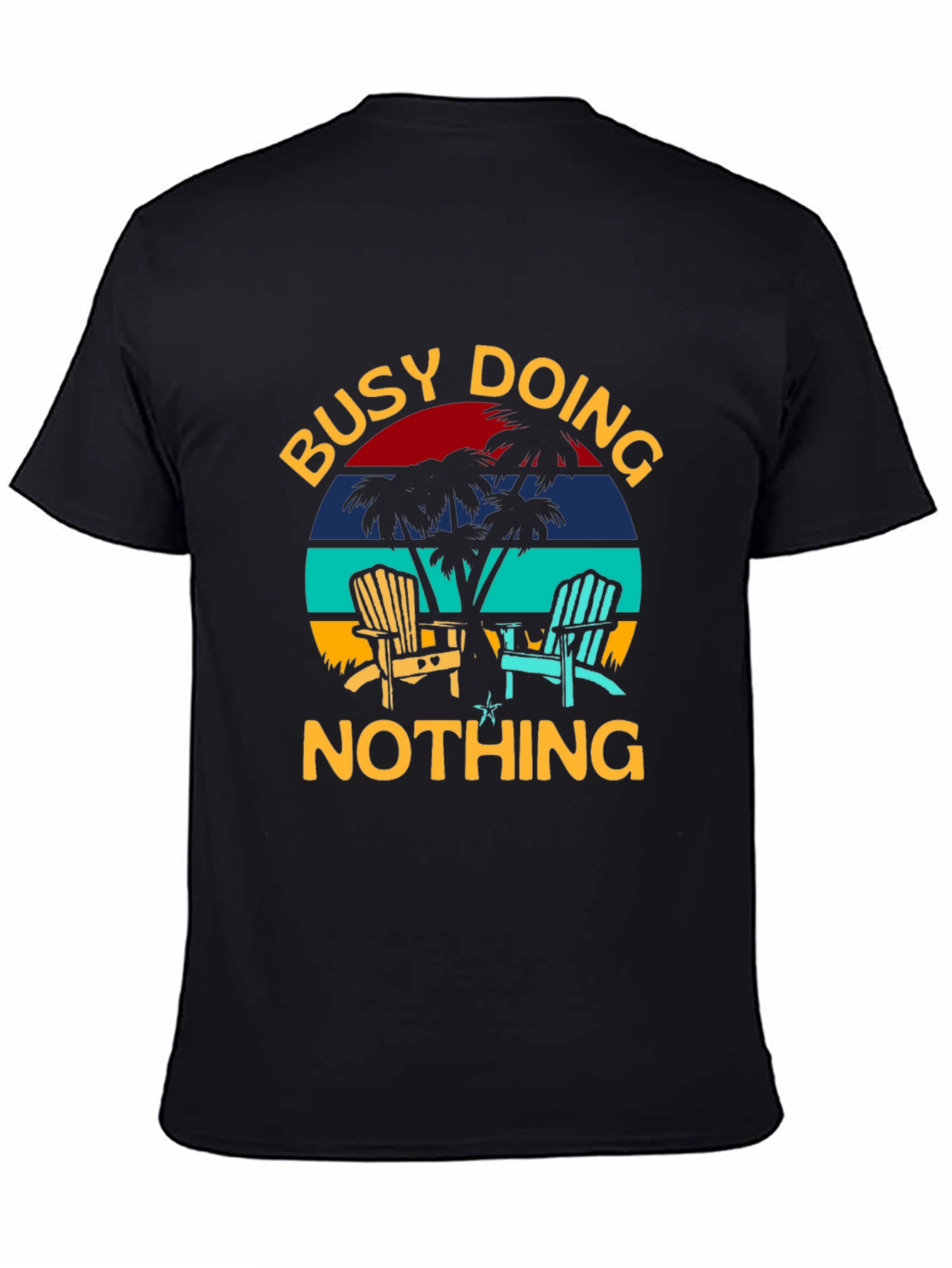 Busy Doing Nothing Graphic T-Shirt