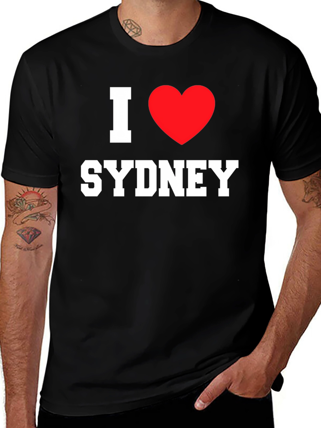 I Heart Sydney Black T-Shirt