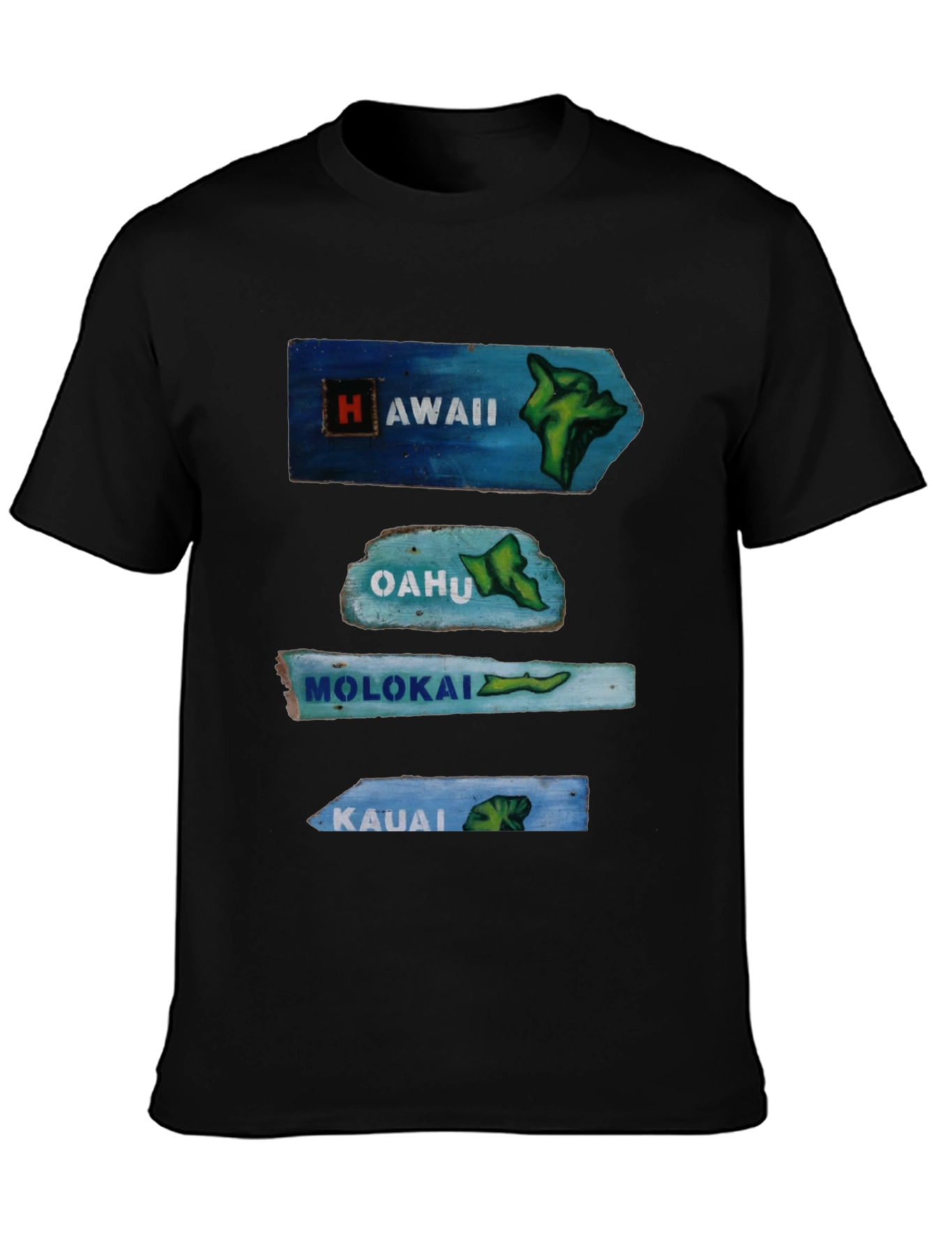 Hawaii Islands Arrow Signs T-Shirt
