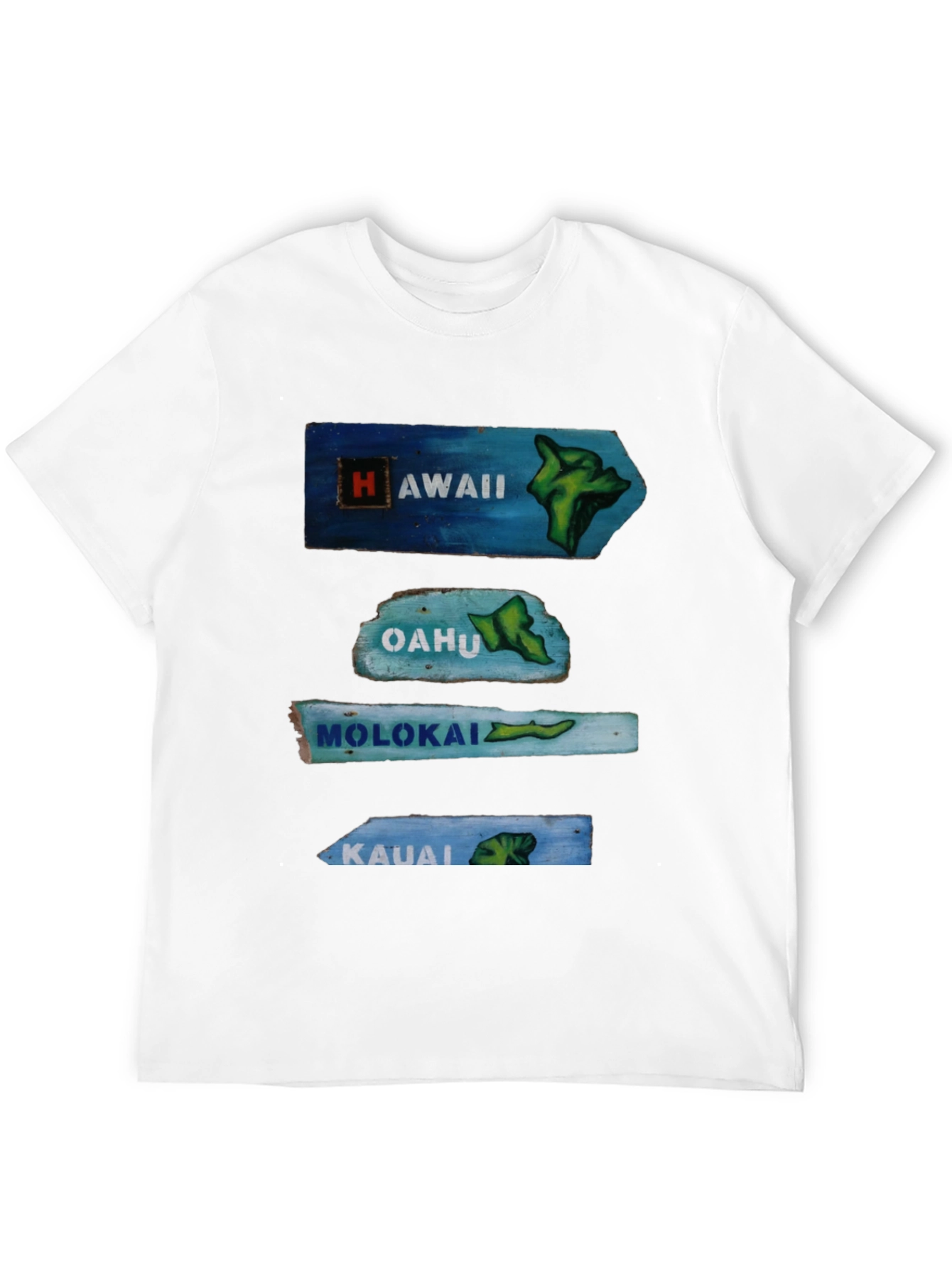 Hawaii Islands Arrow Signs T-Shirt