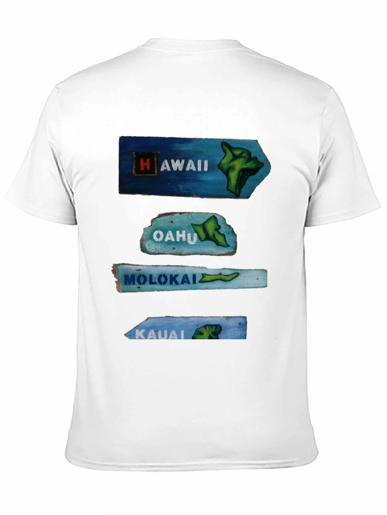 Hawaii Islands Arrow Signs T-Shirt