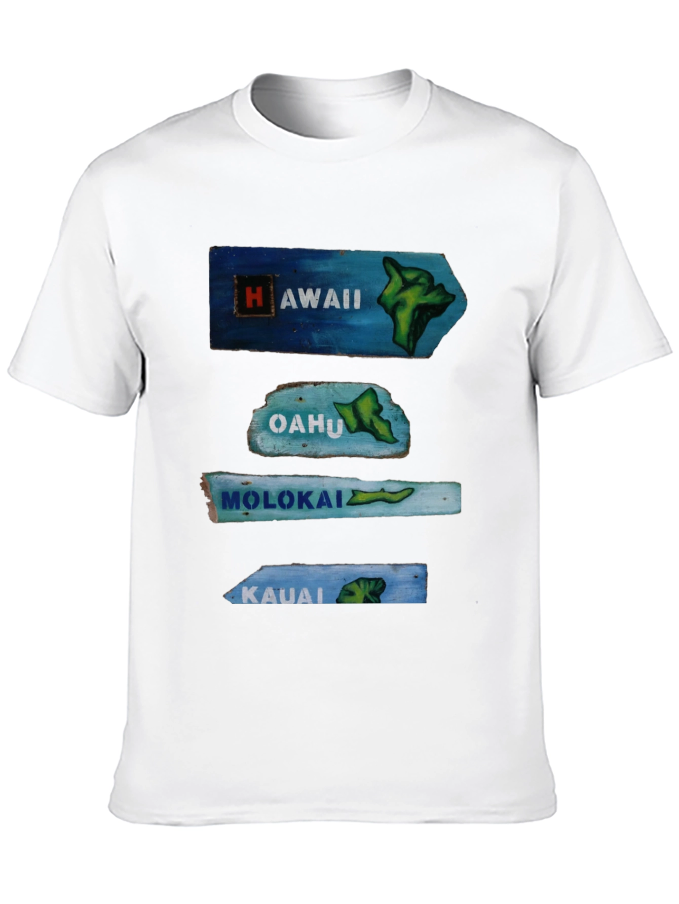 Hawaii Islands Arrow Signs T-Shirt