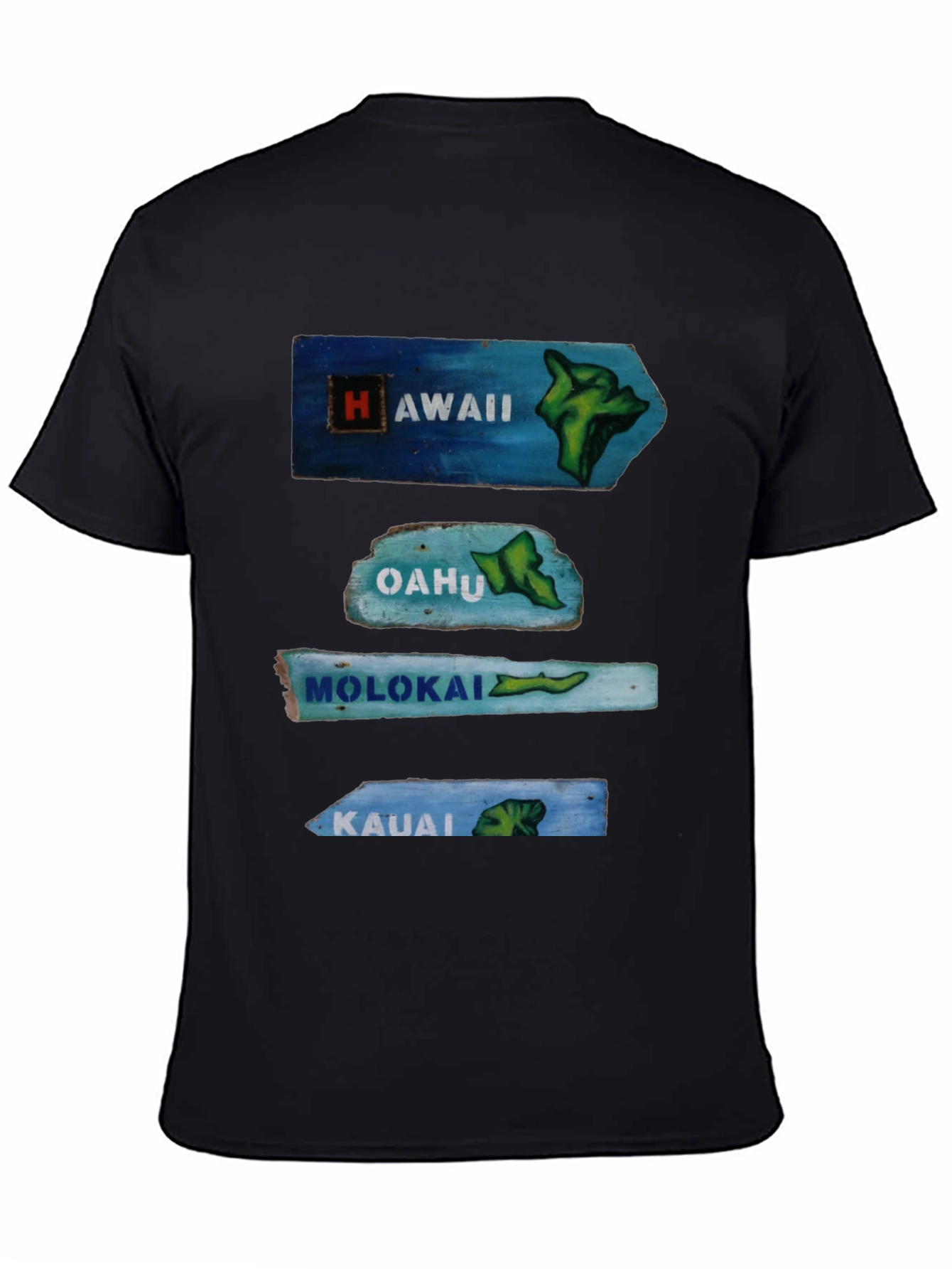 Hawaii Islands Arrow Signs T-Shirt