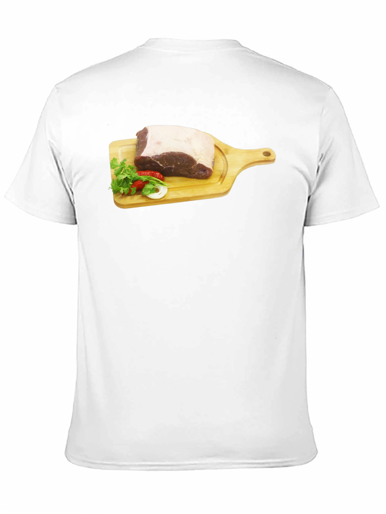 Steak on Cutting Board Graphic T-Shirt