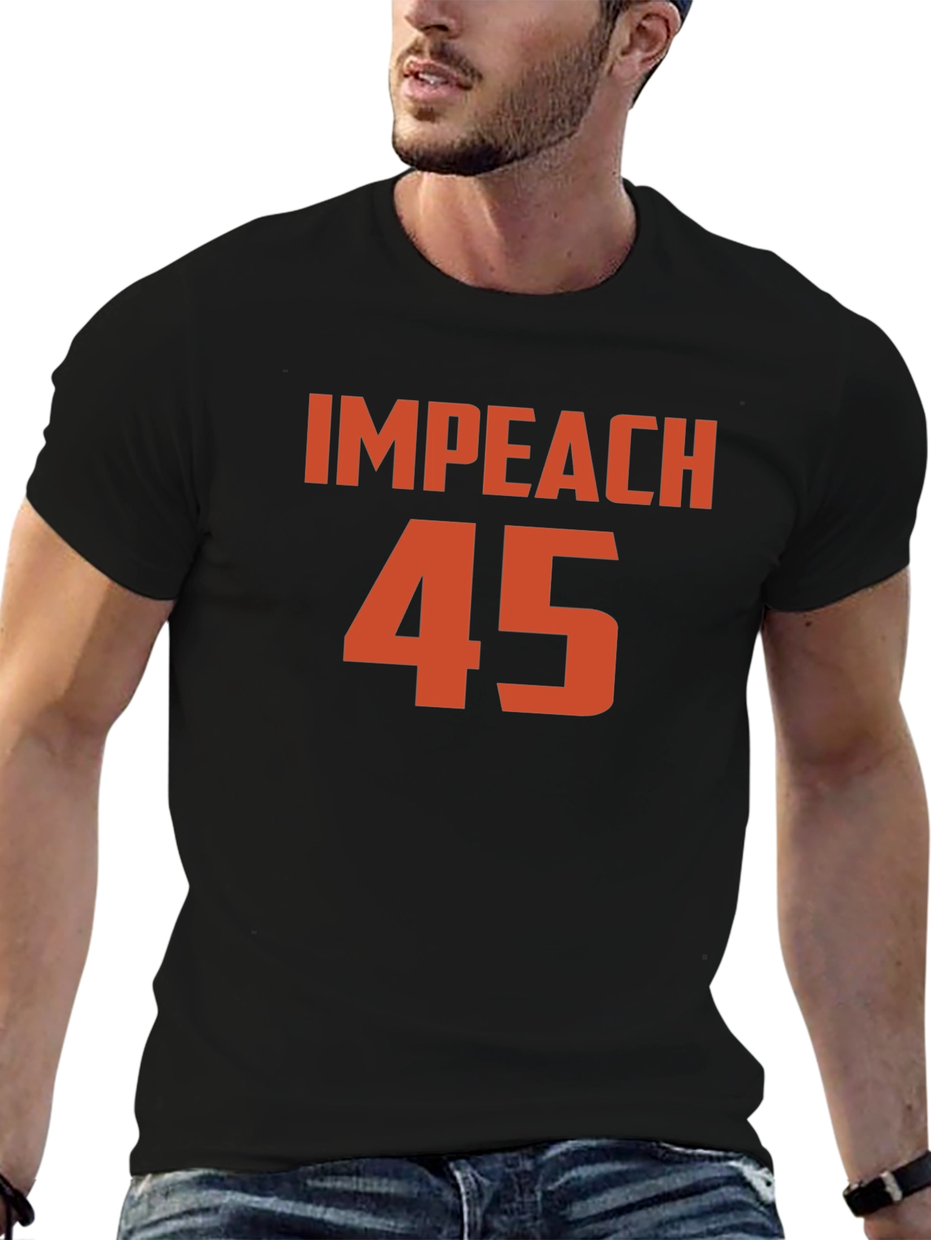Impeach 45 Graphic T-Shirt - Political Statement Tee