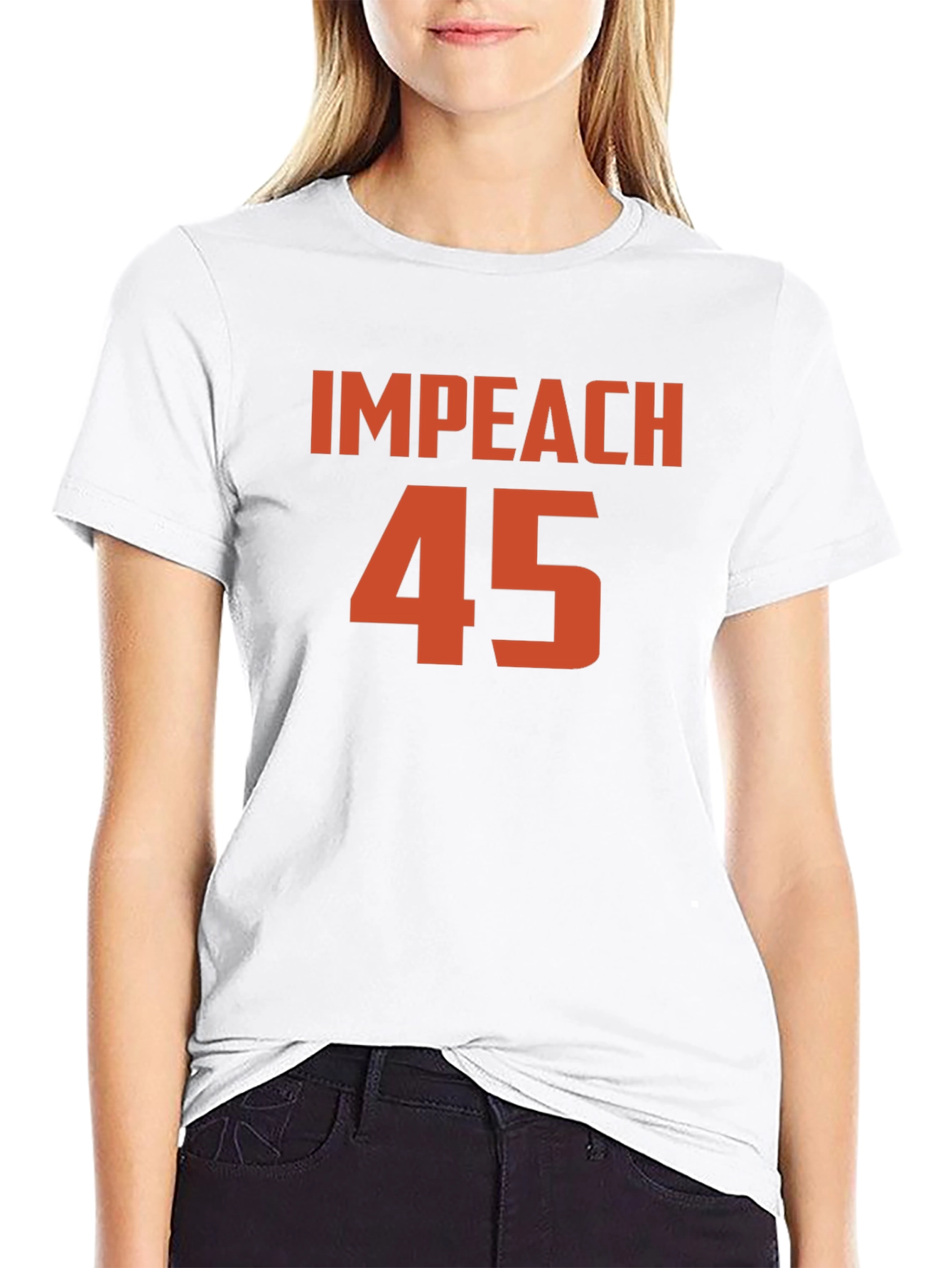 Impeach 45 Graphic T-Shirt - Political Statement Tee