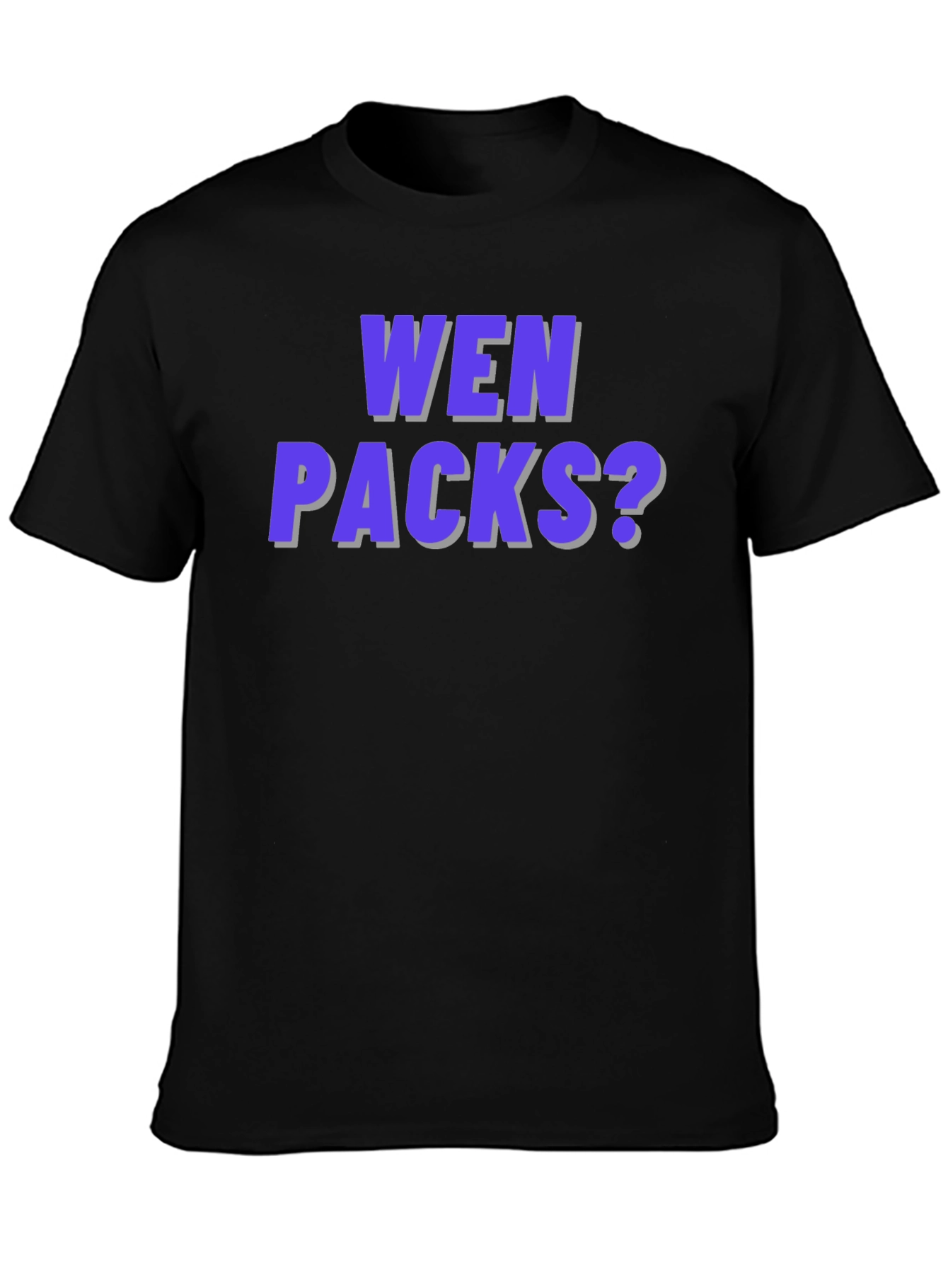Wen Packs? Crypto Meme T-Shirt