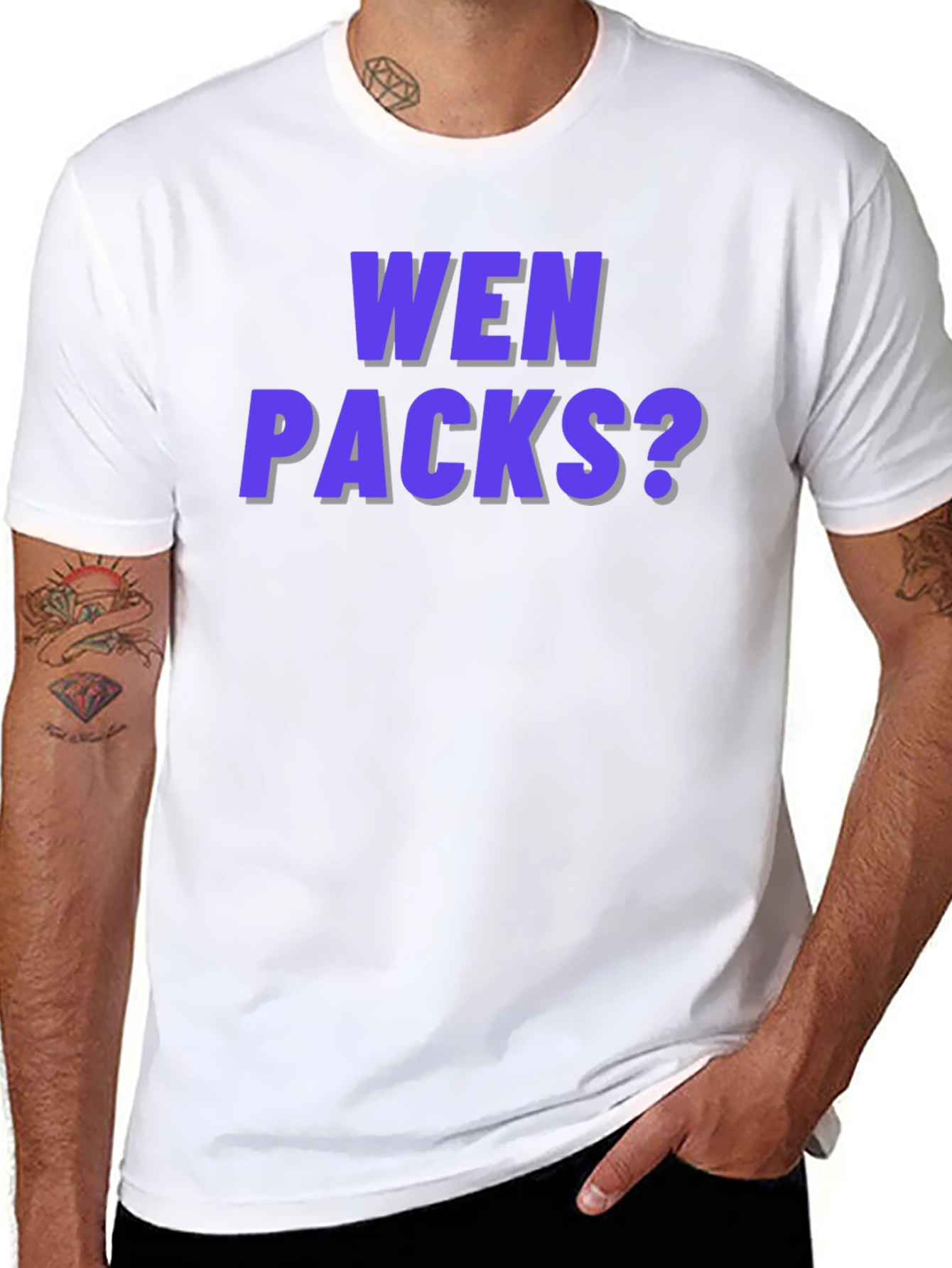Wen Packs? Crypto Meme T-Shirt