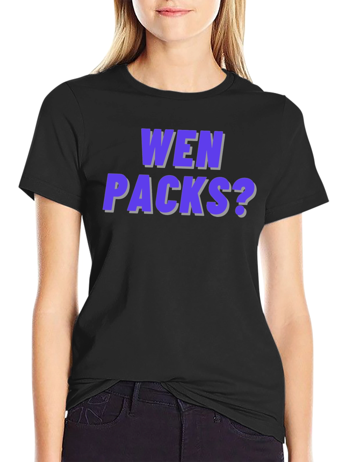 Wen Packs? Crypto Meme T-Shirt