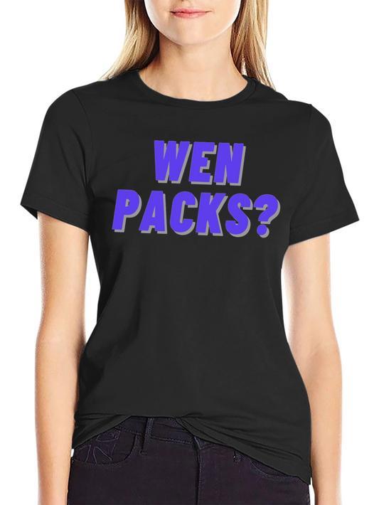 Wen Packs? Crypto Meme T-Shirt