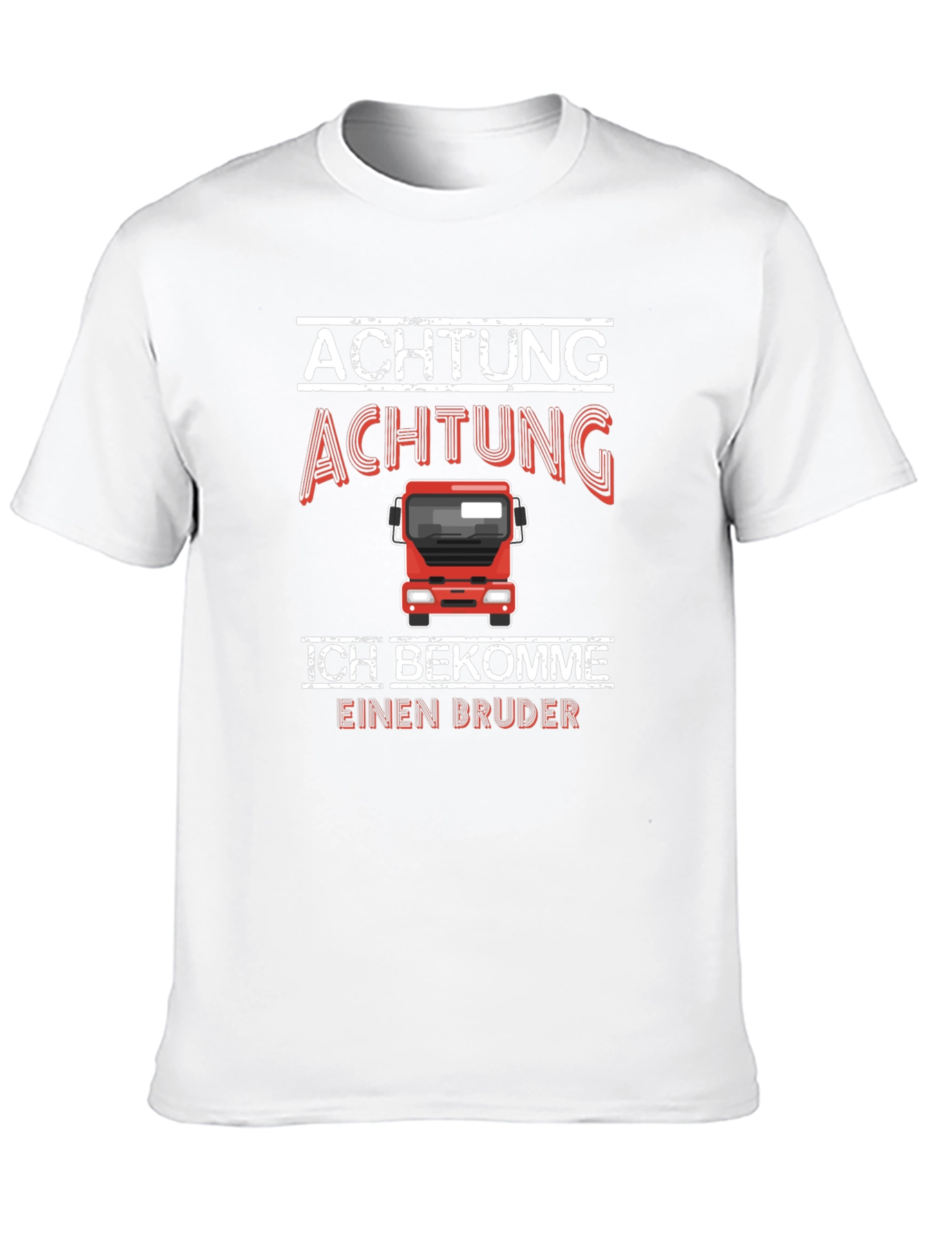 Achtung Bruder T-Shirt - Im Getting A Brother