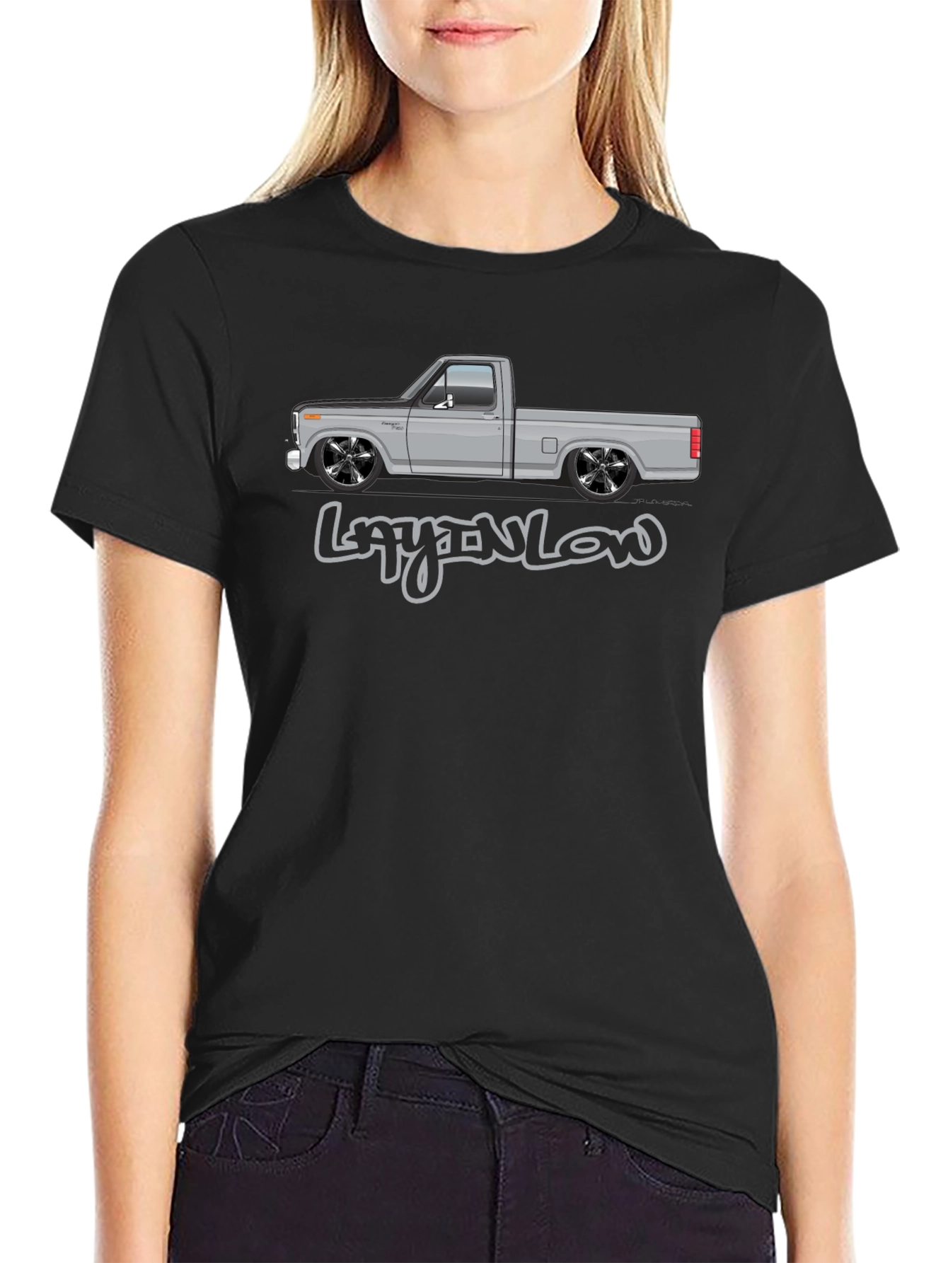 LaynLow Truck Graphic Tee - Black