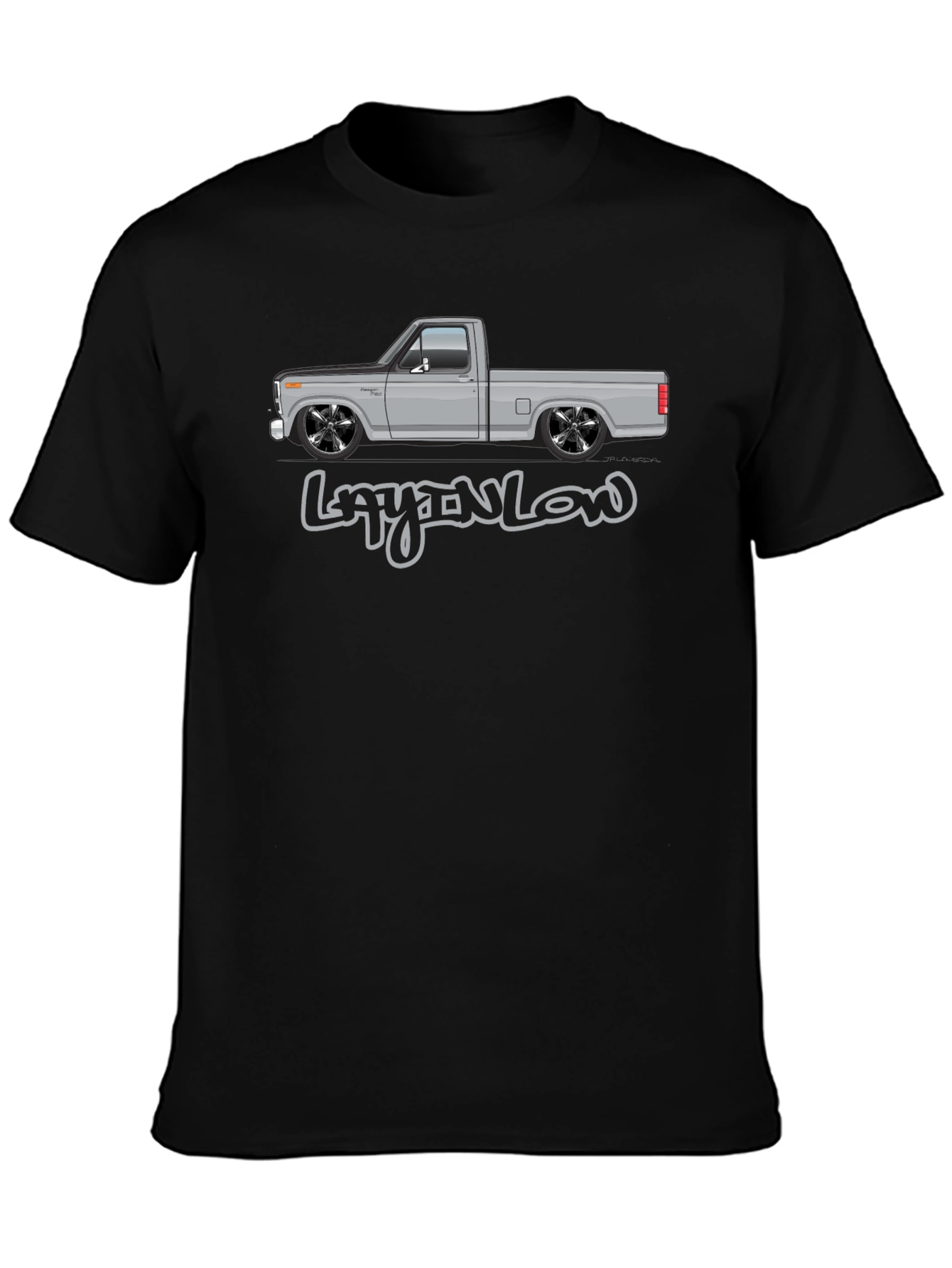 LaynLow Truck Graphic Tee - Black
