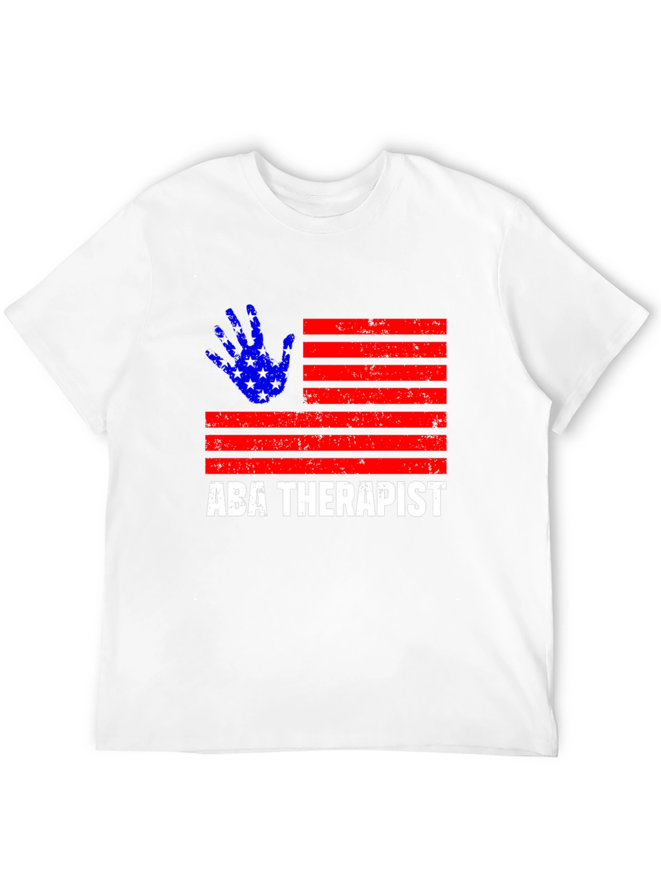 ABA Therapist USA Flag T-Shirt