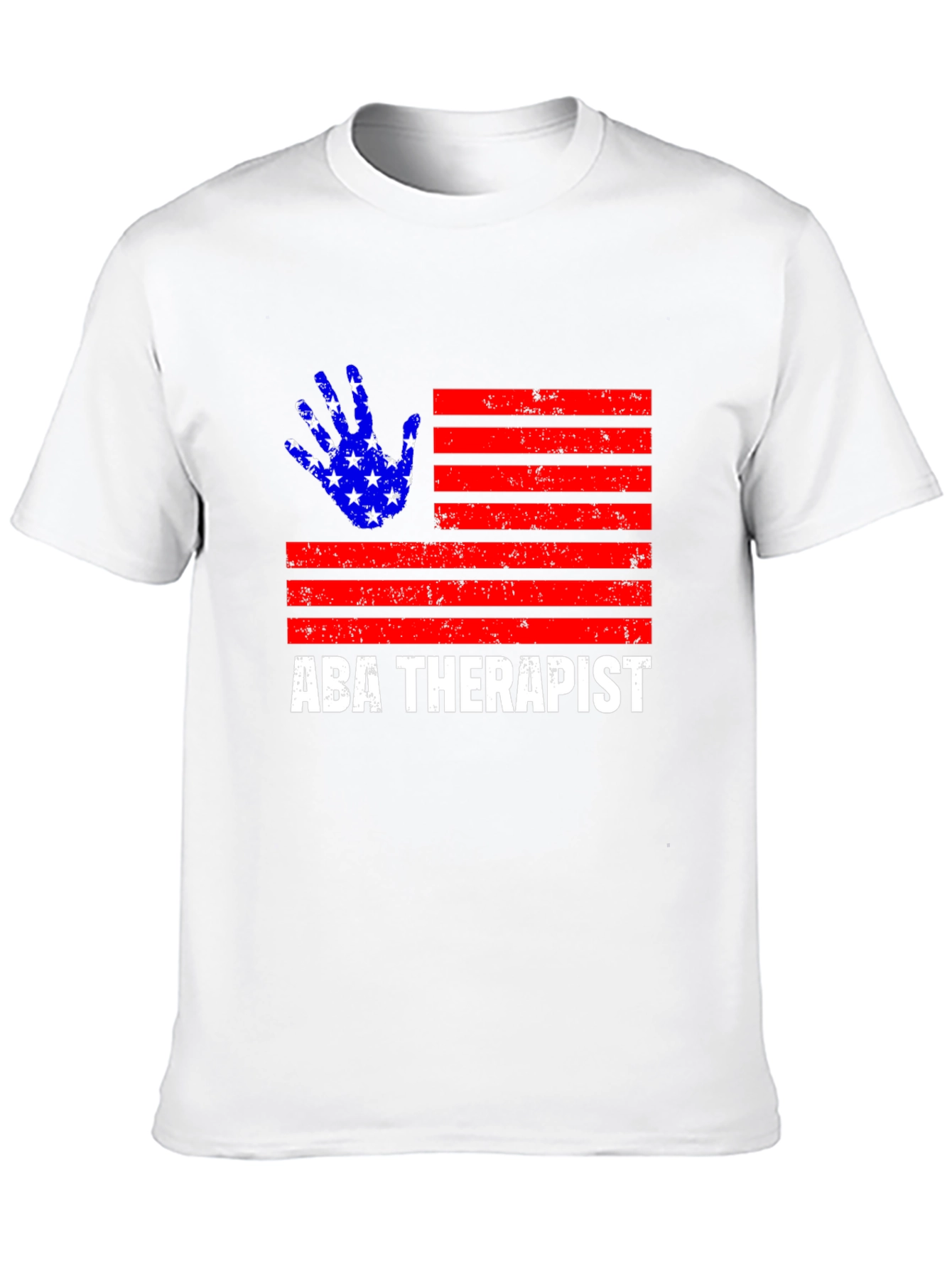 ABA Therapist USA Flag T-Shirt