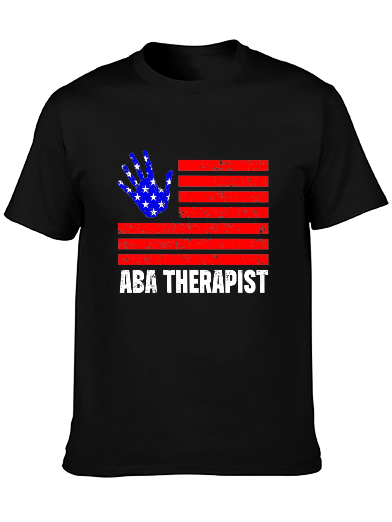 ABA Therapist USA Flag T-Shirt