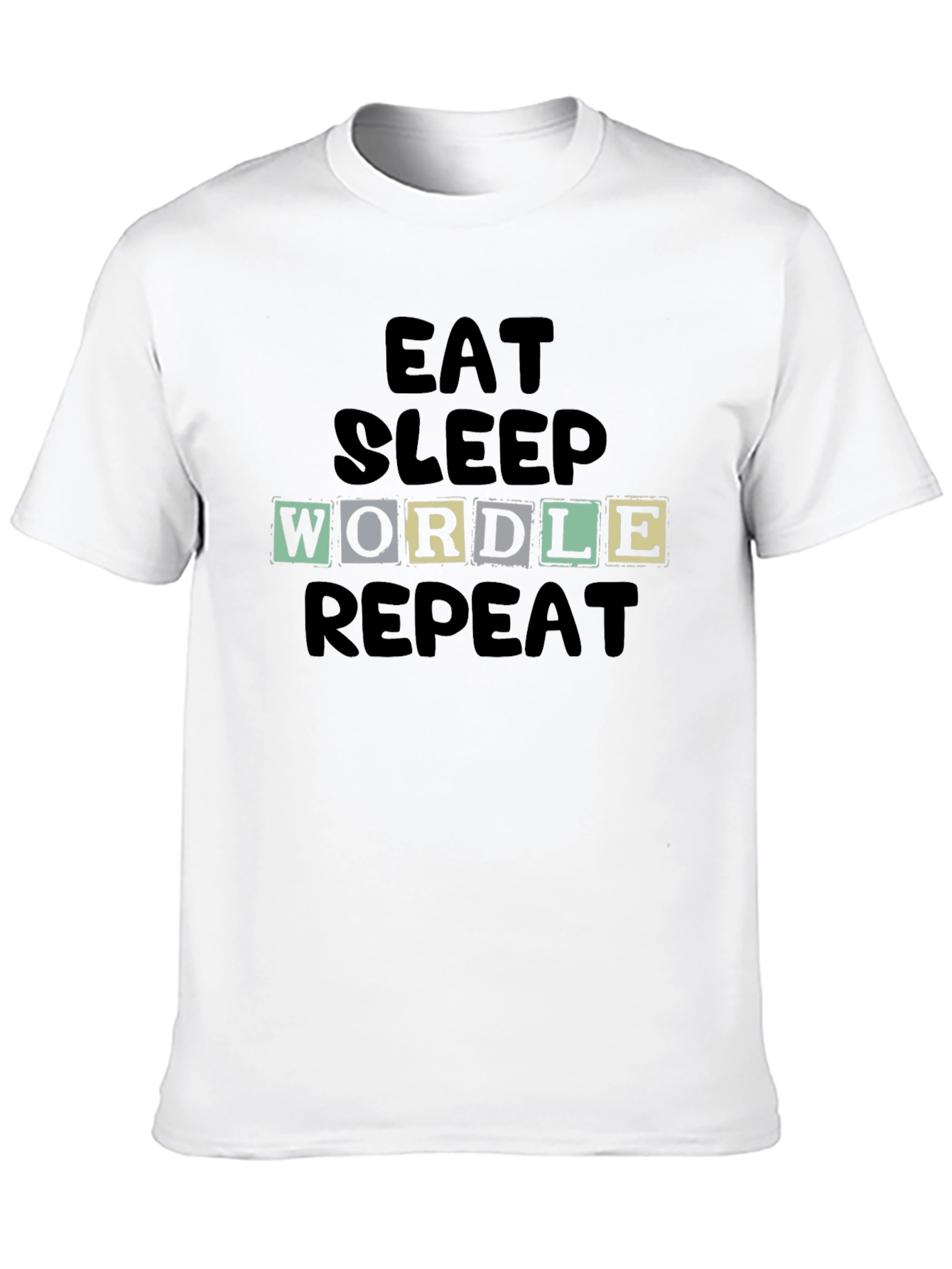 Eat Sleep Wordle Repeat T-Shirt