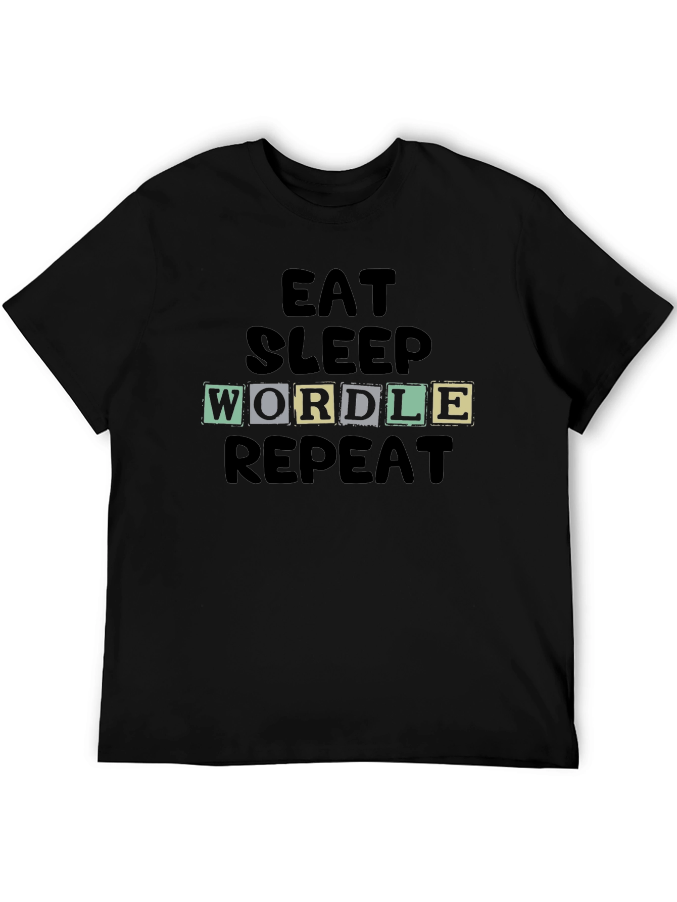 Eat Sleep Wordle Repeat T-Shirt
