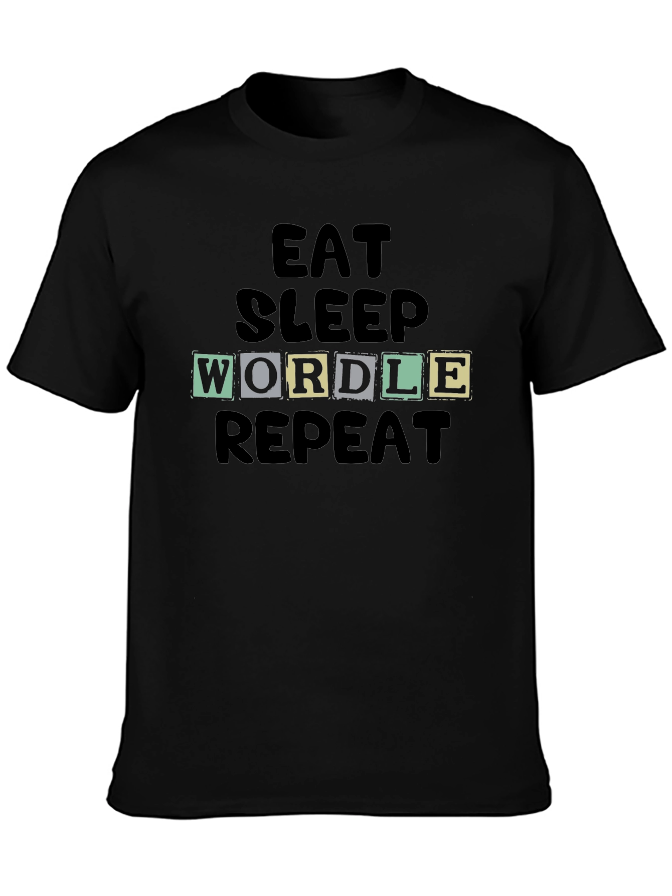Eat Sleep Wordle Repeat T-Shirt