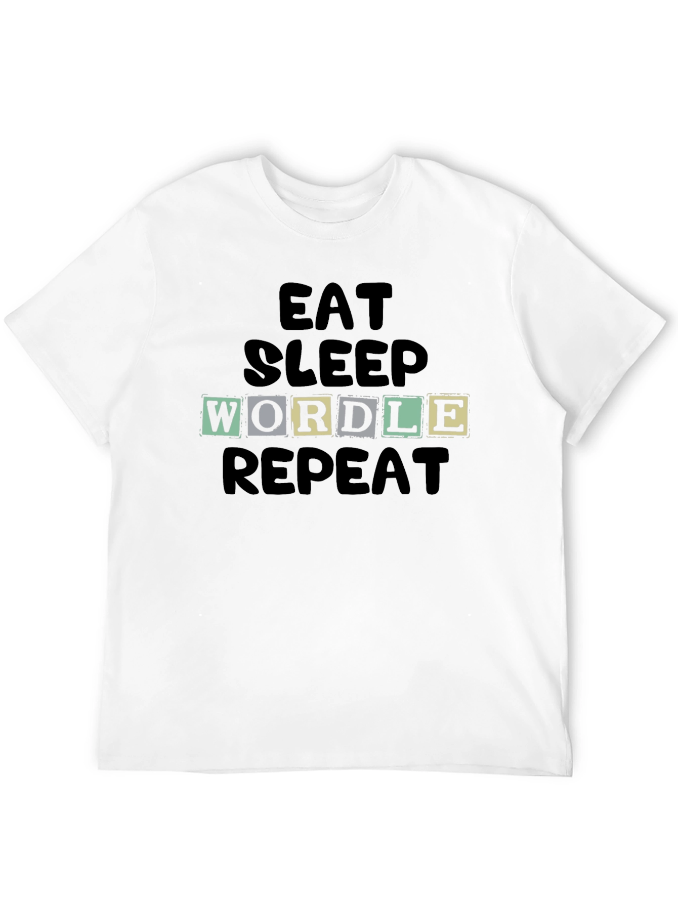 Eat Sleep Wordle Repeat T-Shirt
