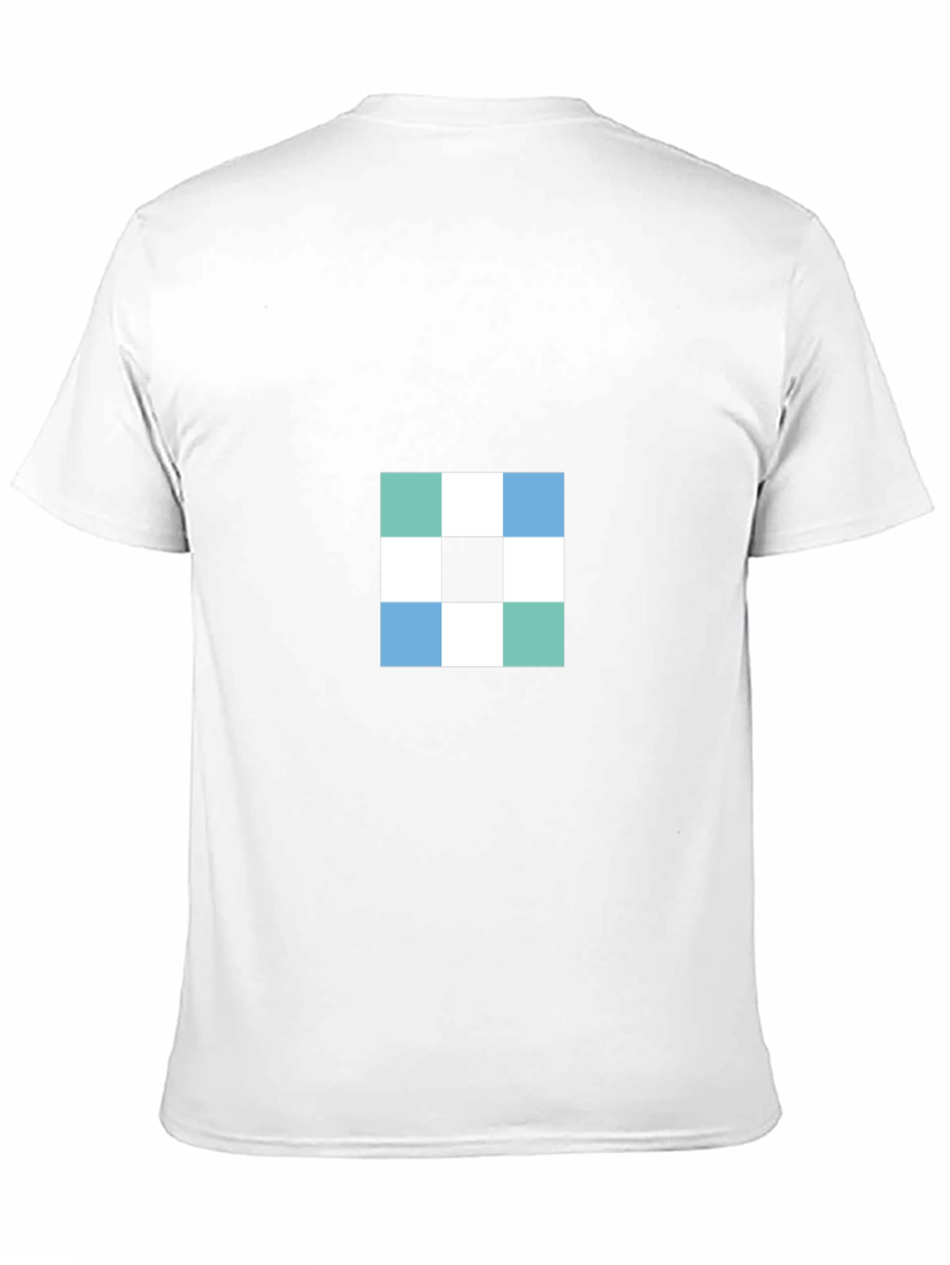 Geometric Grid T-Shirt - Modern Casual Style