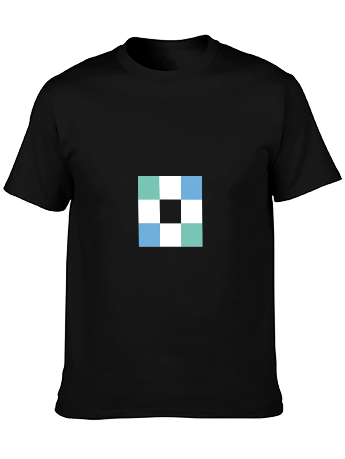 Geometric Grid T-Shirt - Modern Casual Style