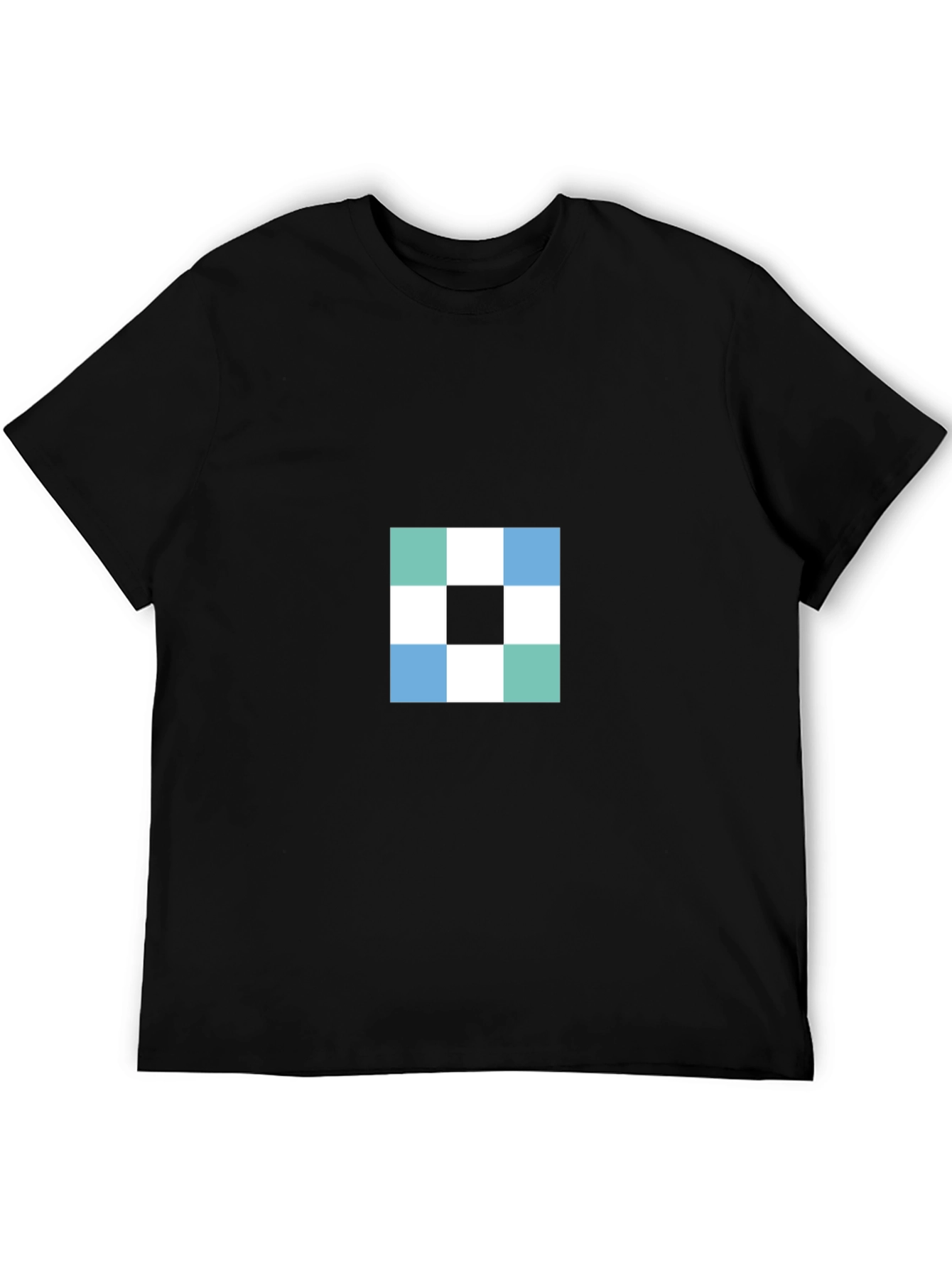 Geometric Grid T-Shirt - Modern Casual Style