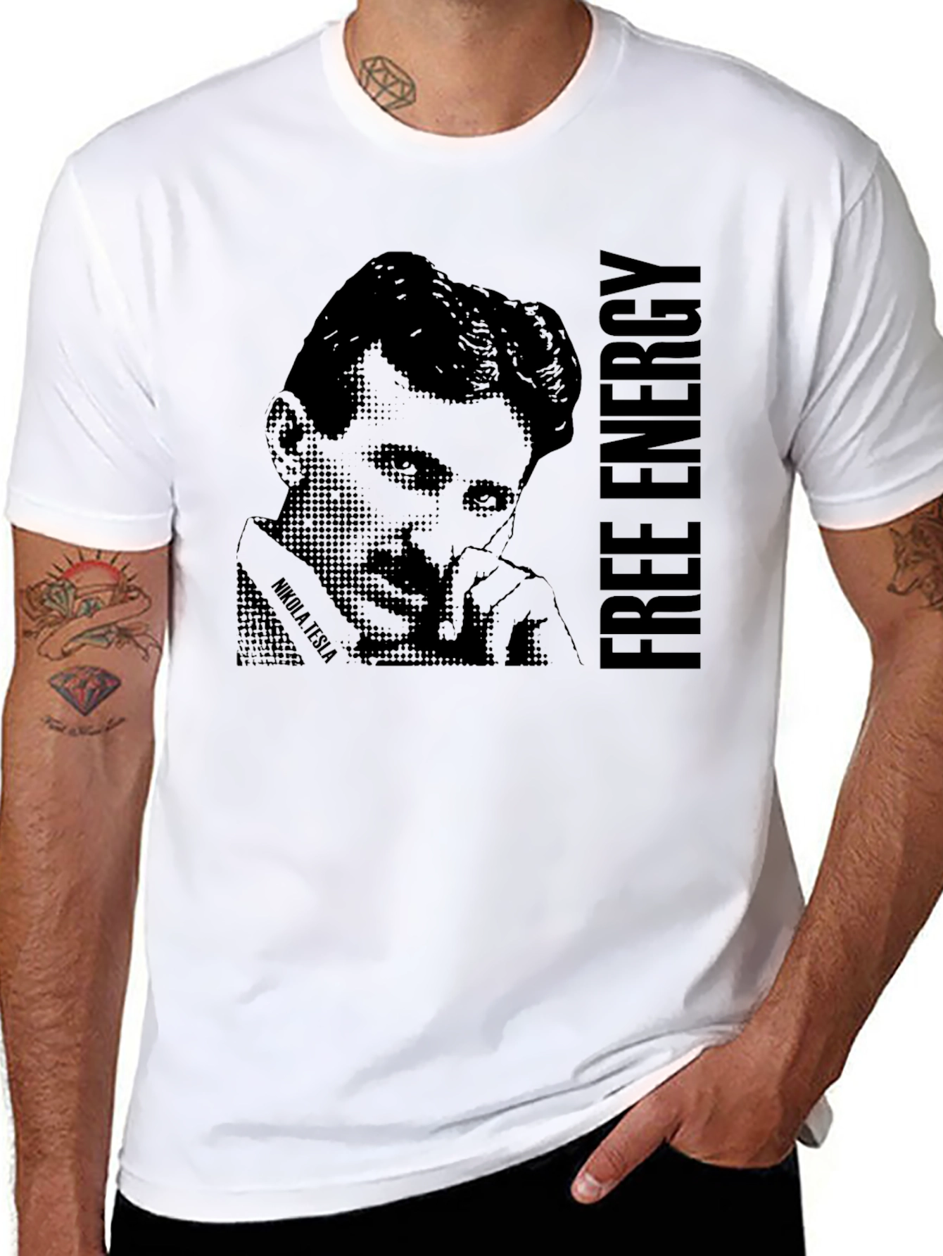 Nikola Tesla Free Energy T-Shirt