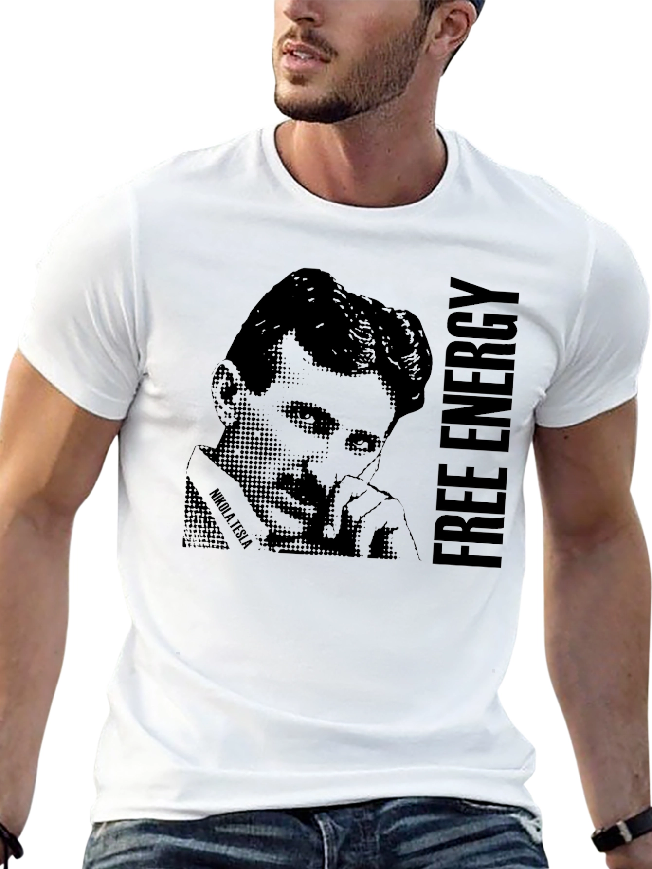 Nikola Tesla Free Energy T-Shirt