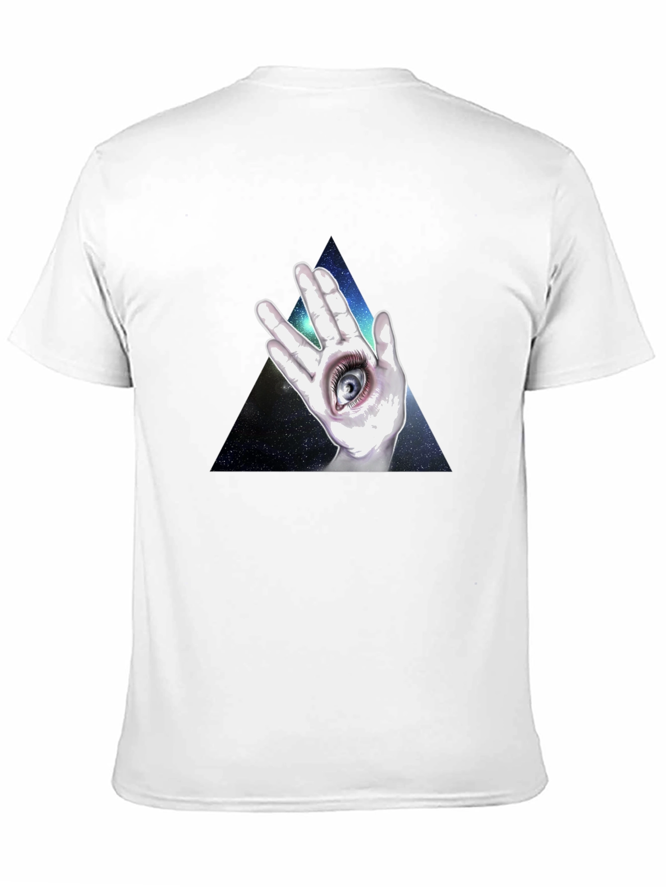 All Seeing Eye Hand Graphic T-Shirt - Black