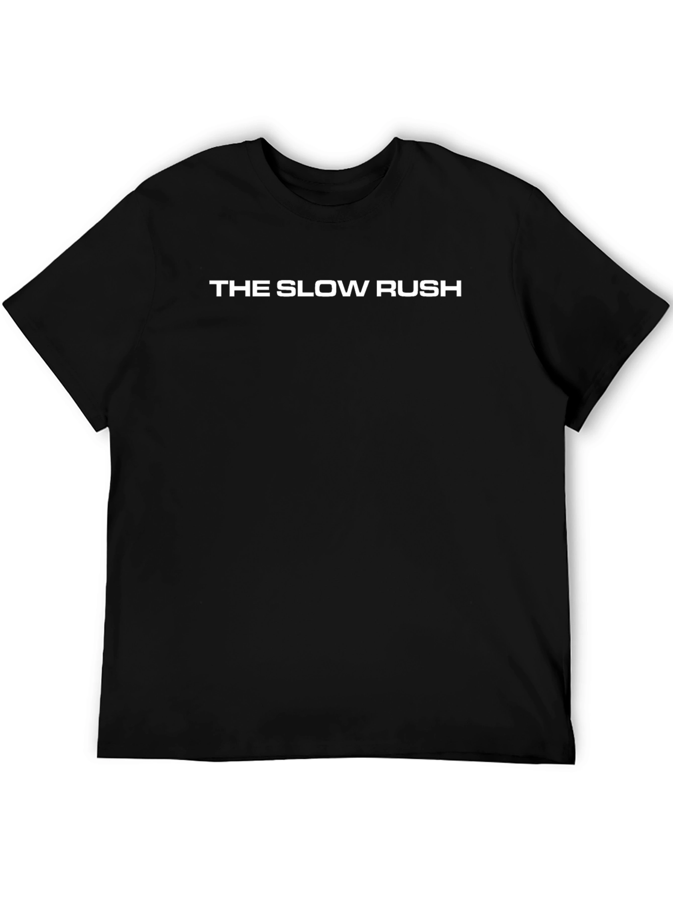 The Slow Rush Black Graphic Tee Shirt