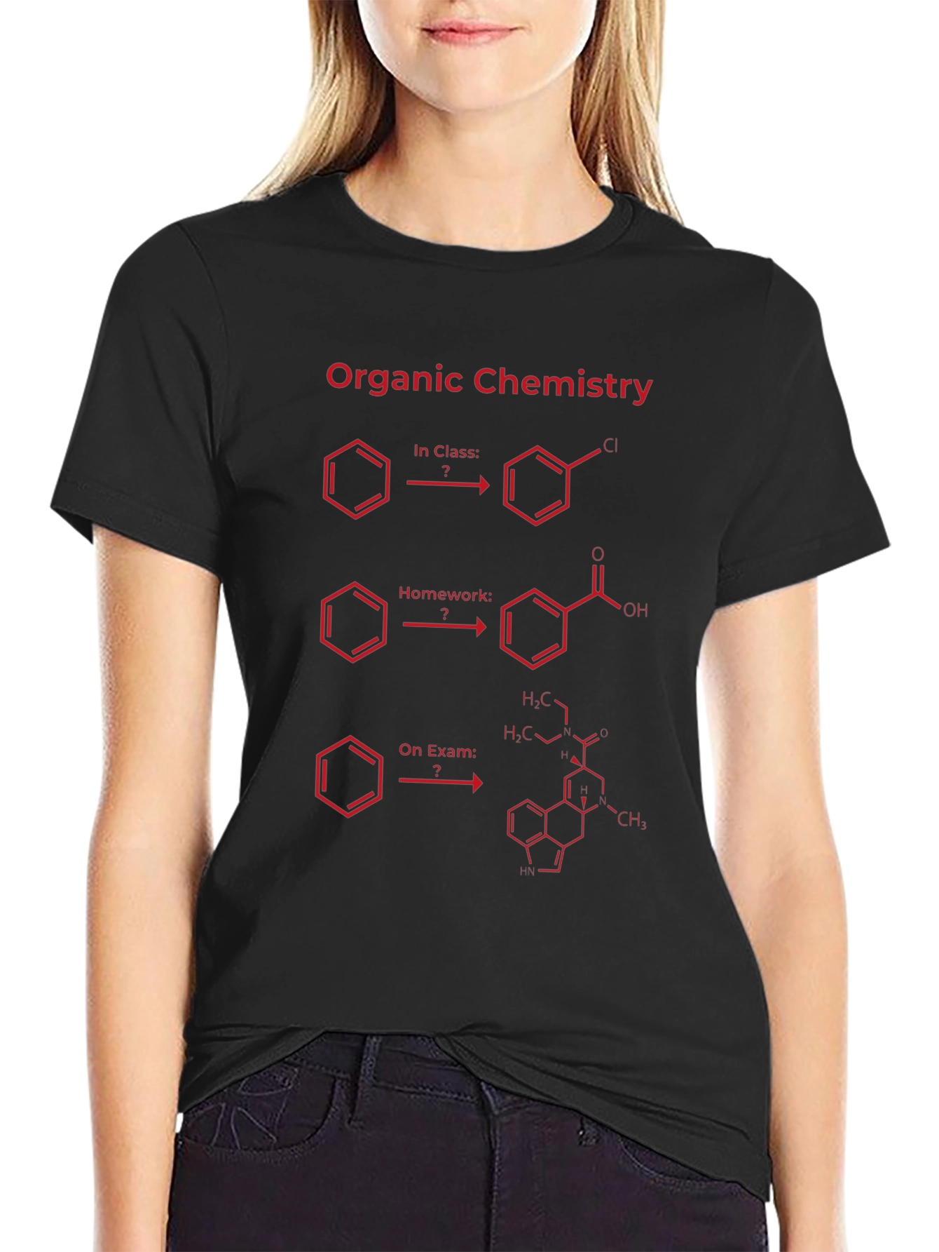 Organic Chemistry T-Shirt - Exam Humor Tee