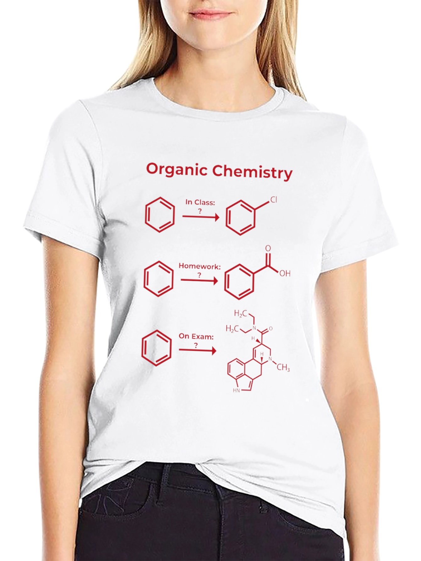 Organic Chemistry T-Shirt - Exam Humor Tee