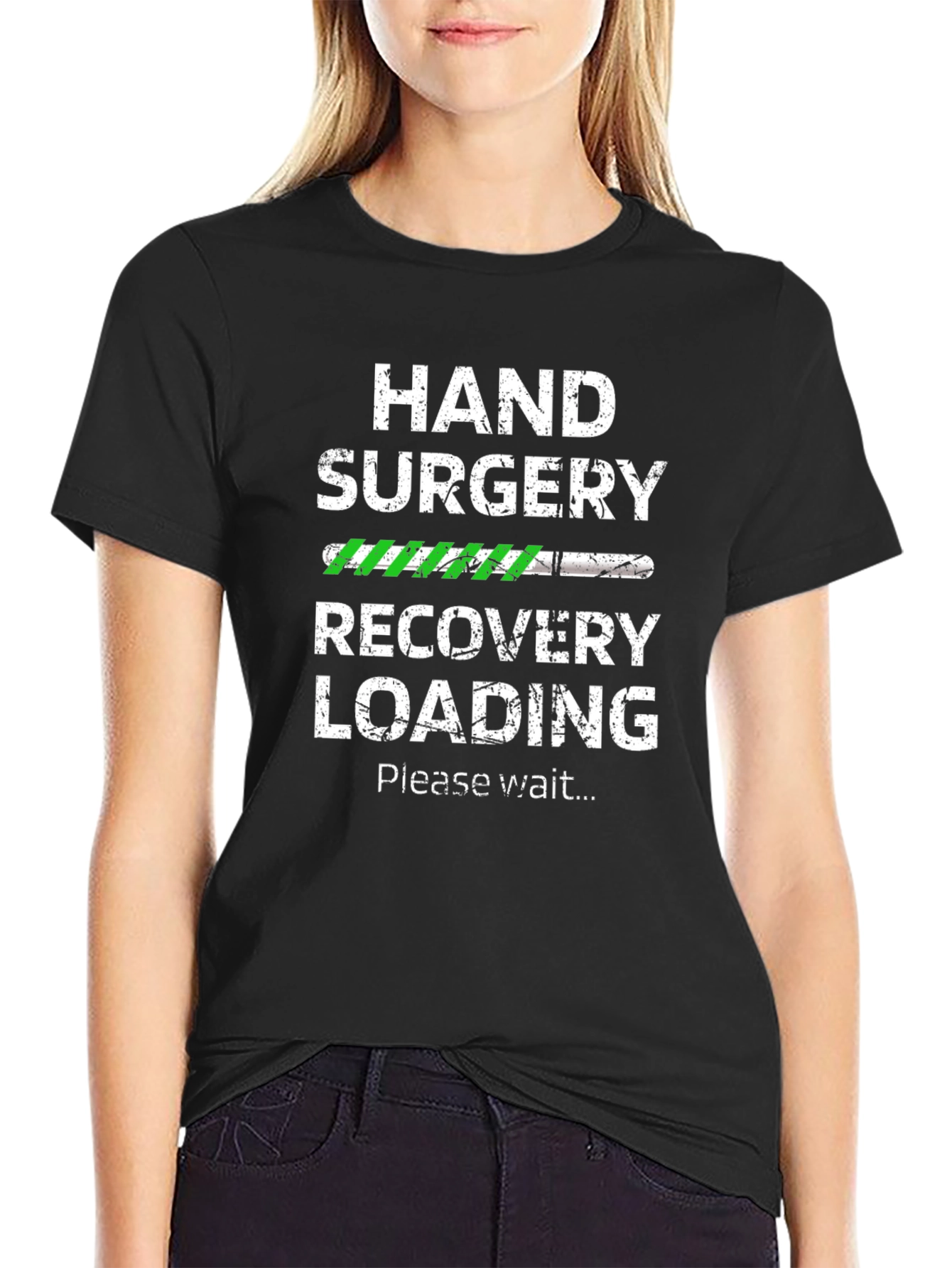 Hand Surgery Recovery Loading T-Shirt