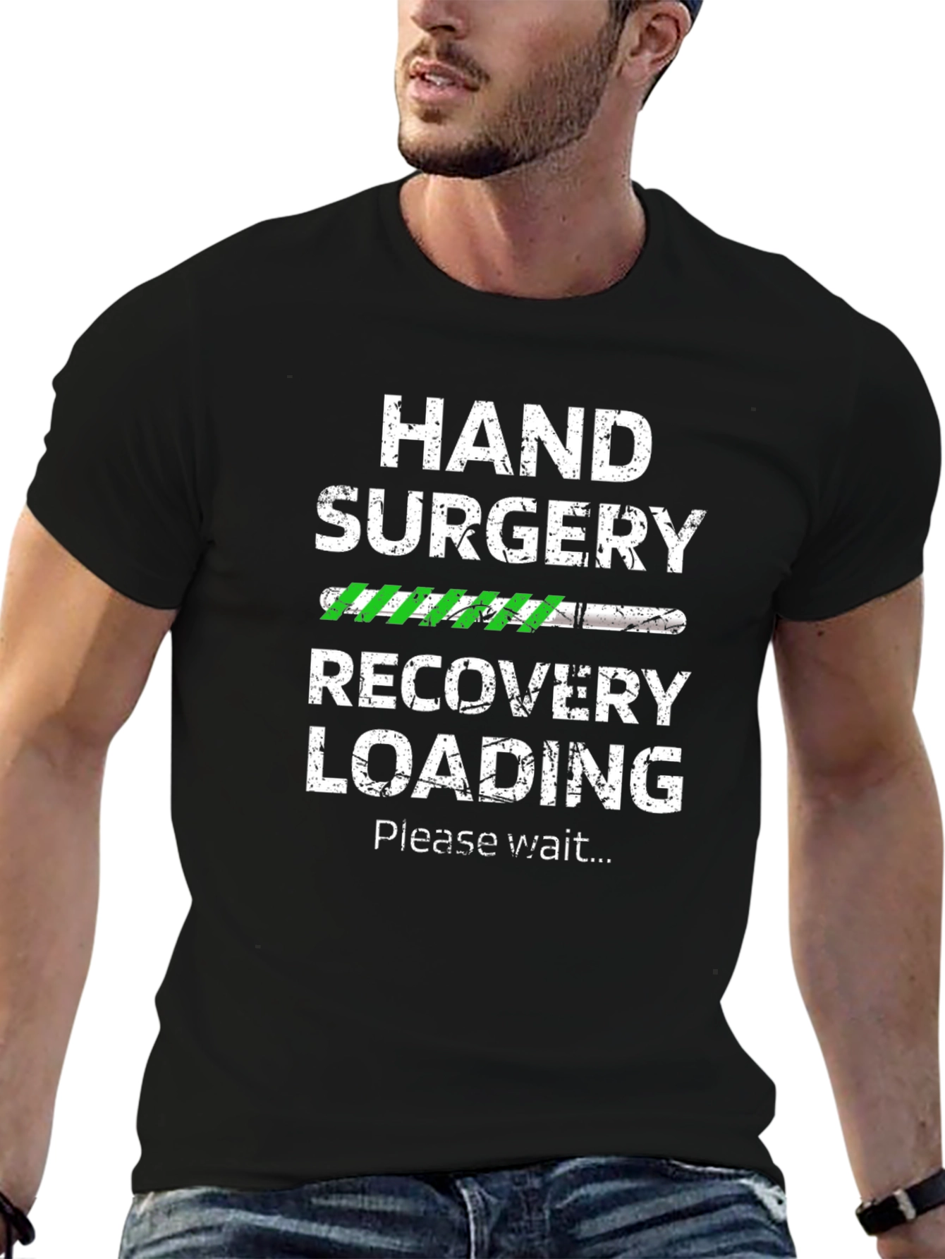 Hand Surgery Recovery Loading T-Shirt