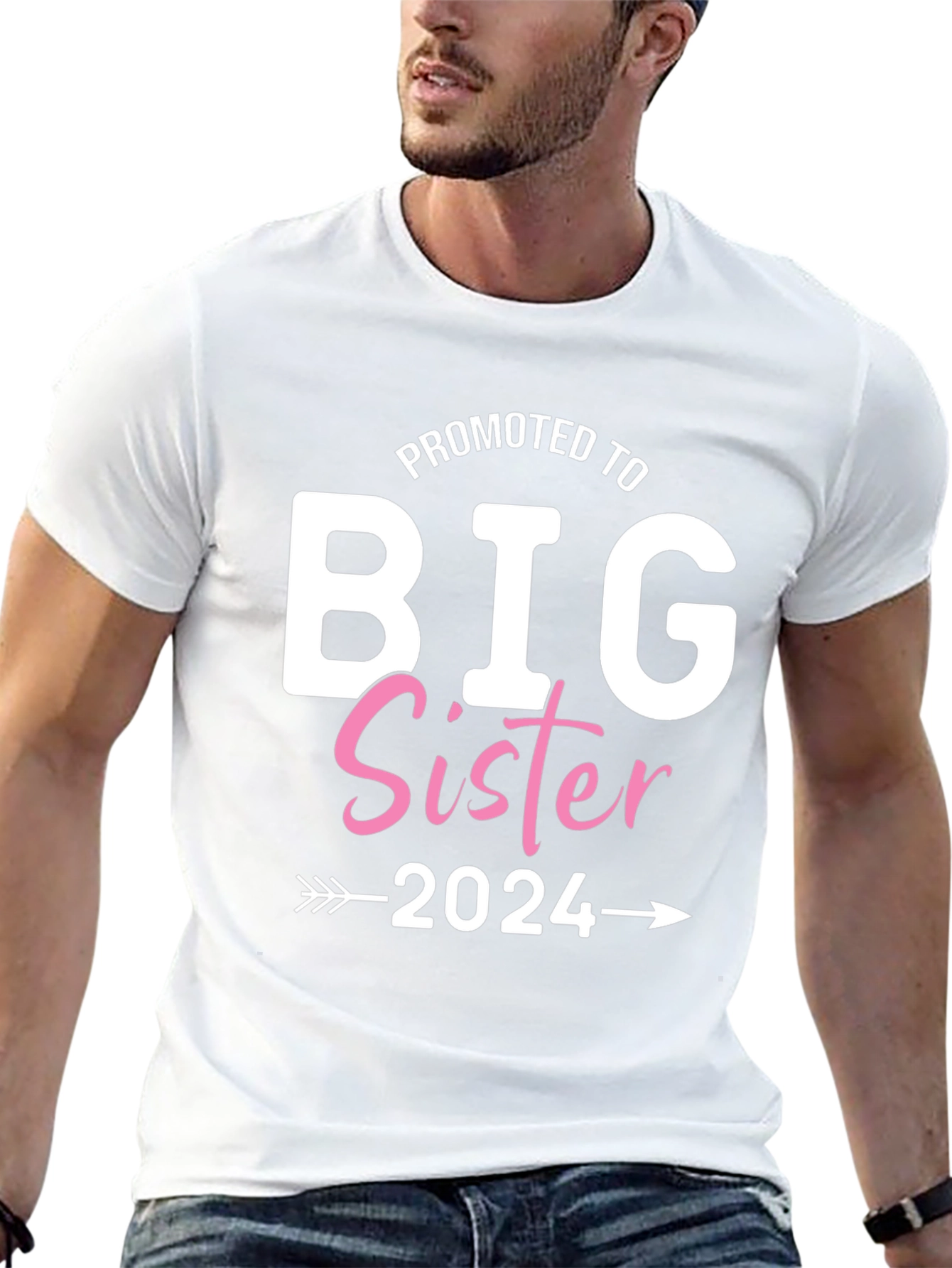 Promoted To Big Sister 2024 T-Shirt