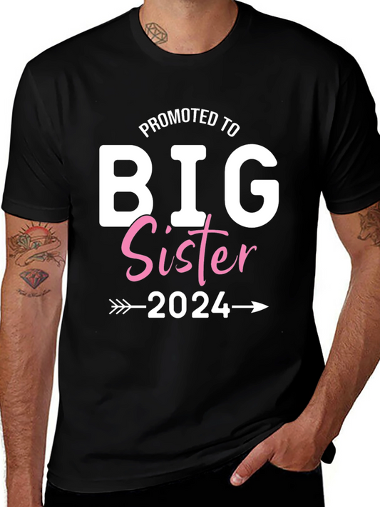 Promoted To Big Sister 2024 T-Shirt