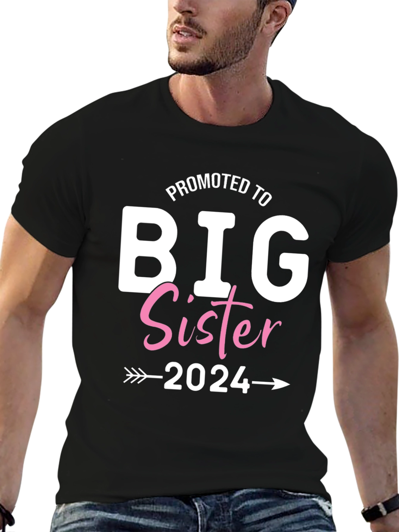 Promoted To Big Sister 2024 T-Shirt