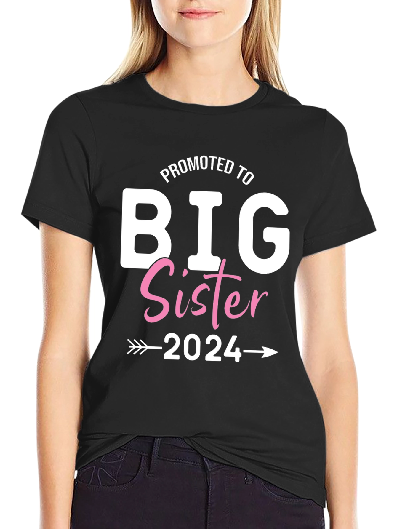 Promoted To Big Sister 2024 T-Shirt