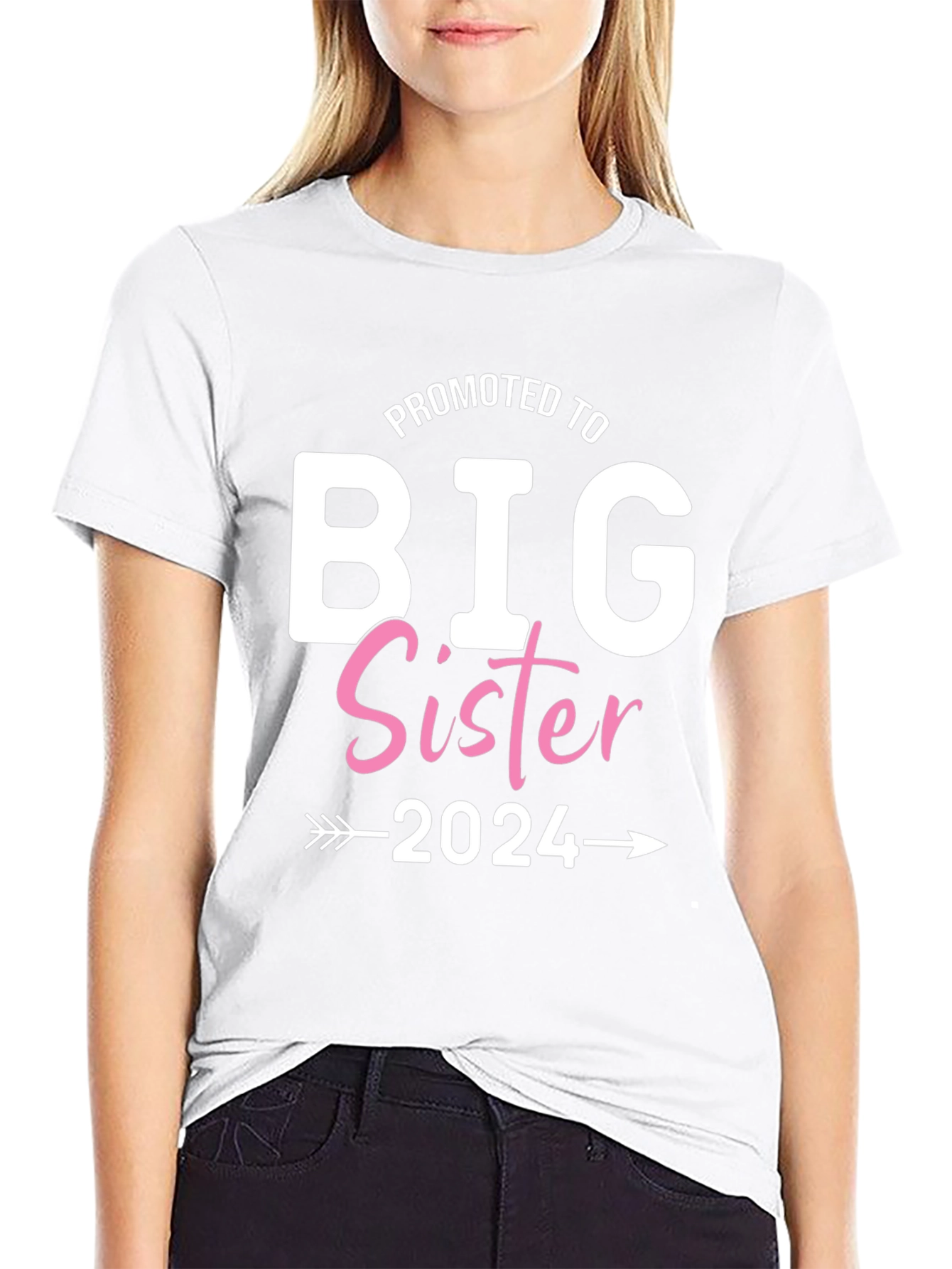 Promoted To Big Sister 2024 T-Shirt