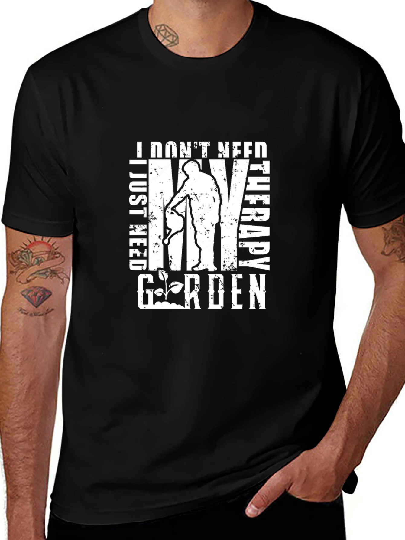 Gardening Therapy Graphic T-Shirt