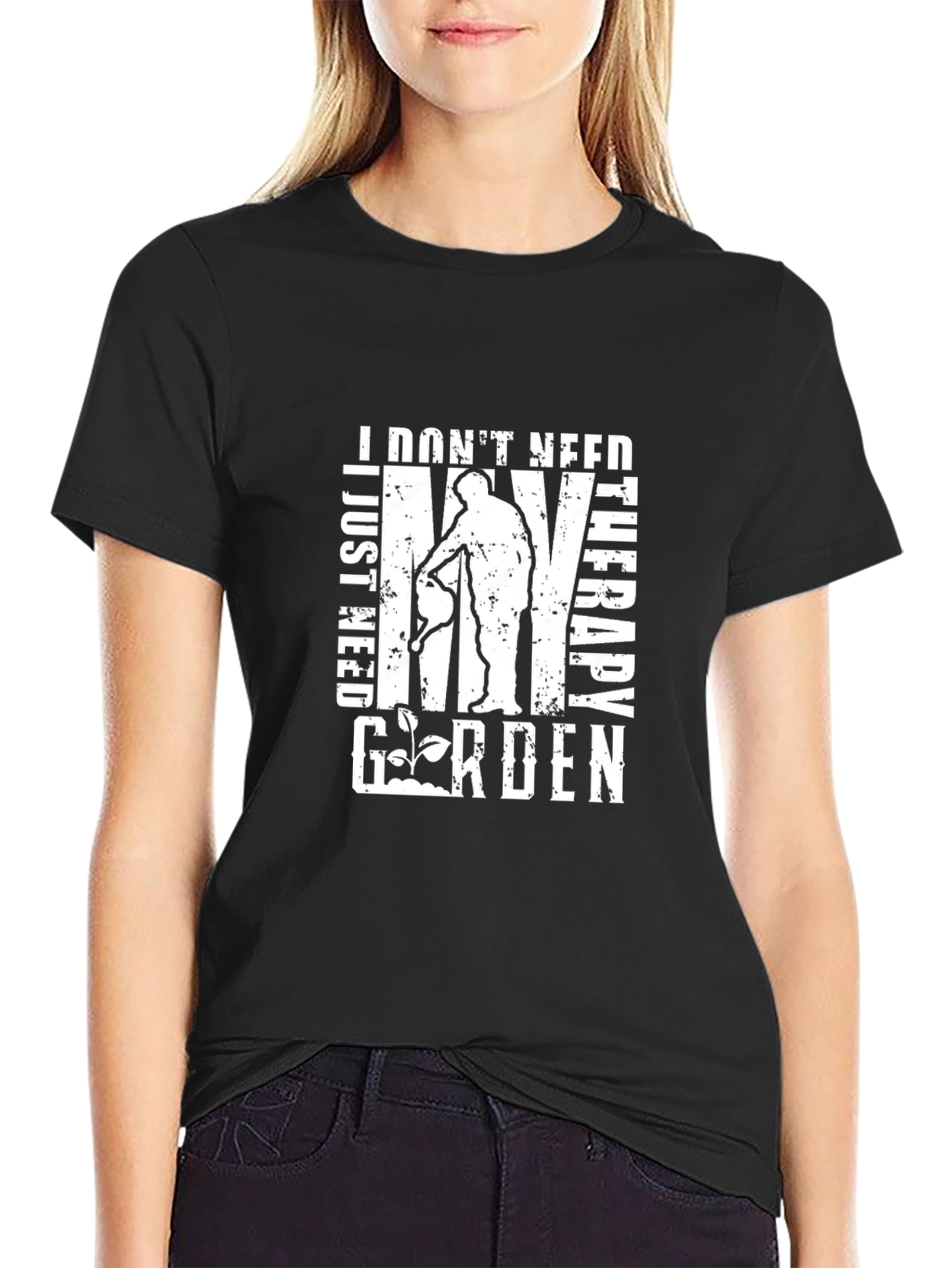 Gardening Therapy Graphic T-Shirt