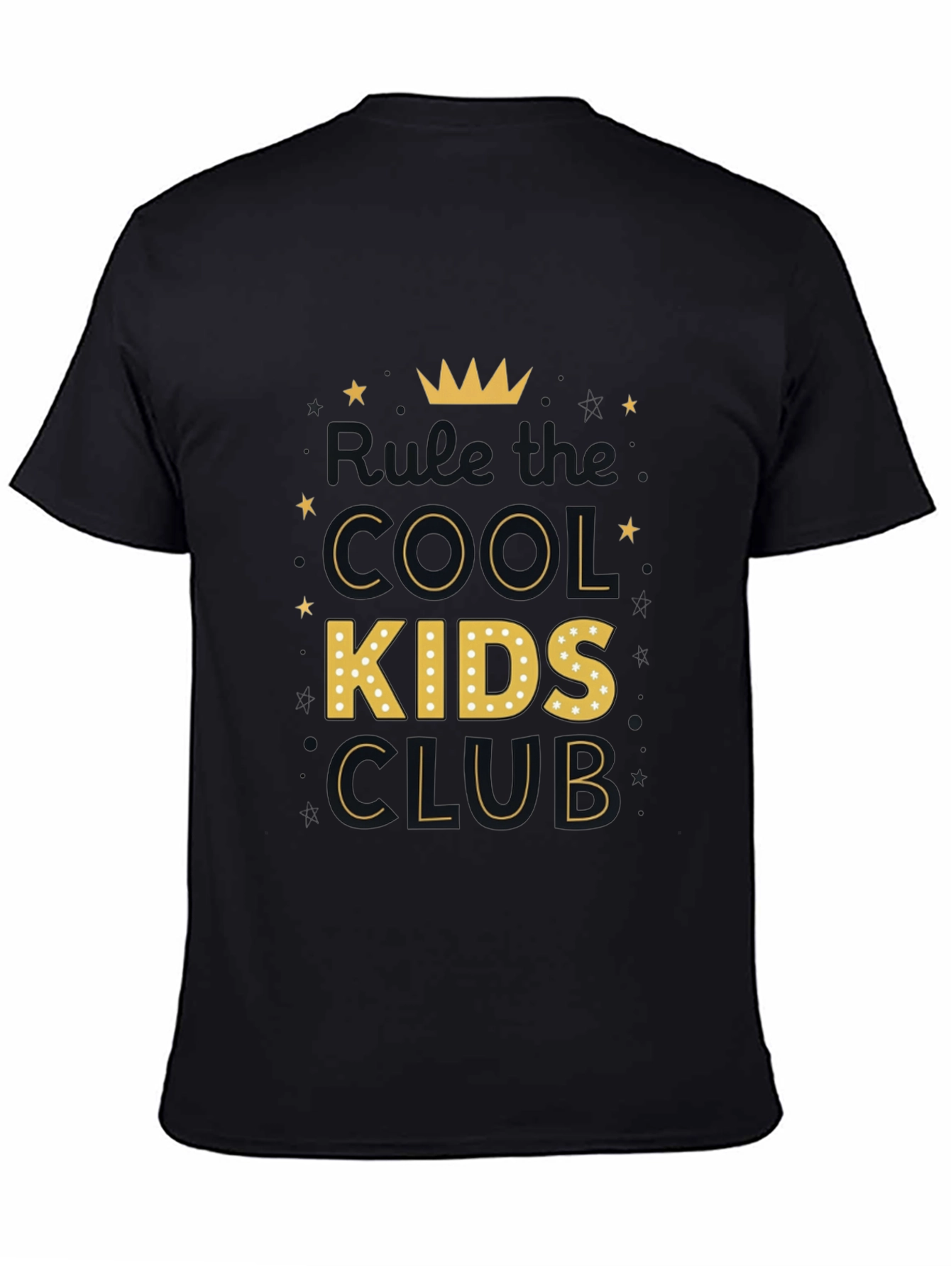 Cool Kids Club Black Graphic Tee