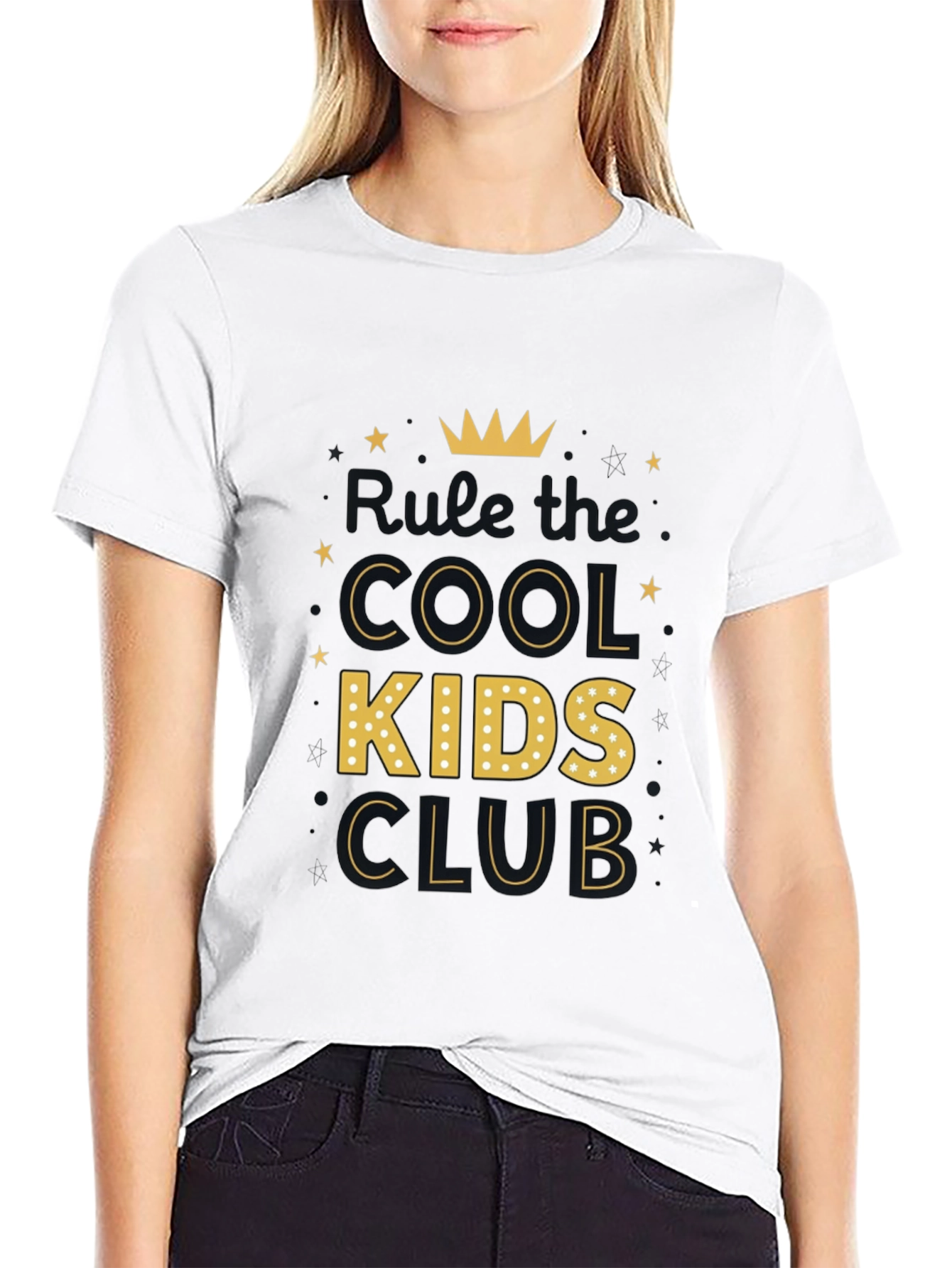 Cool Kids Club Black Graphic Tee