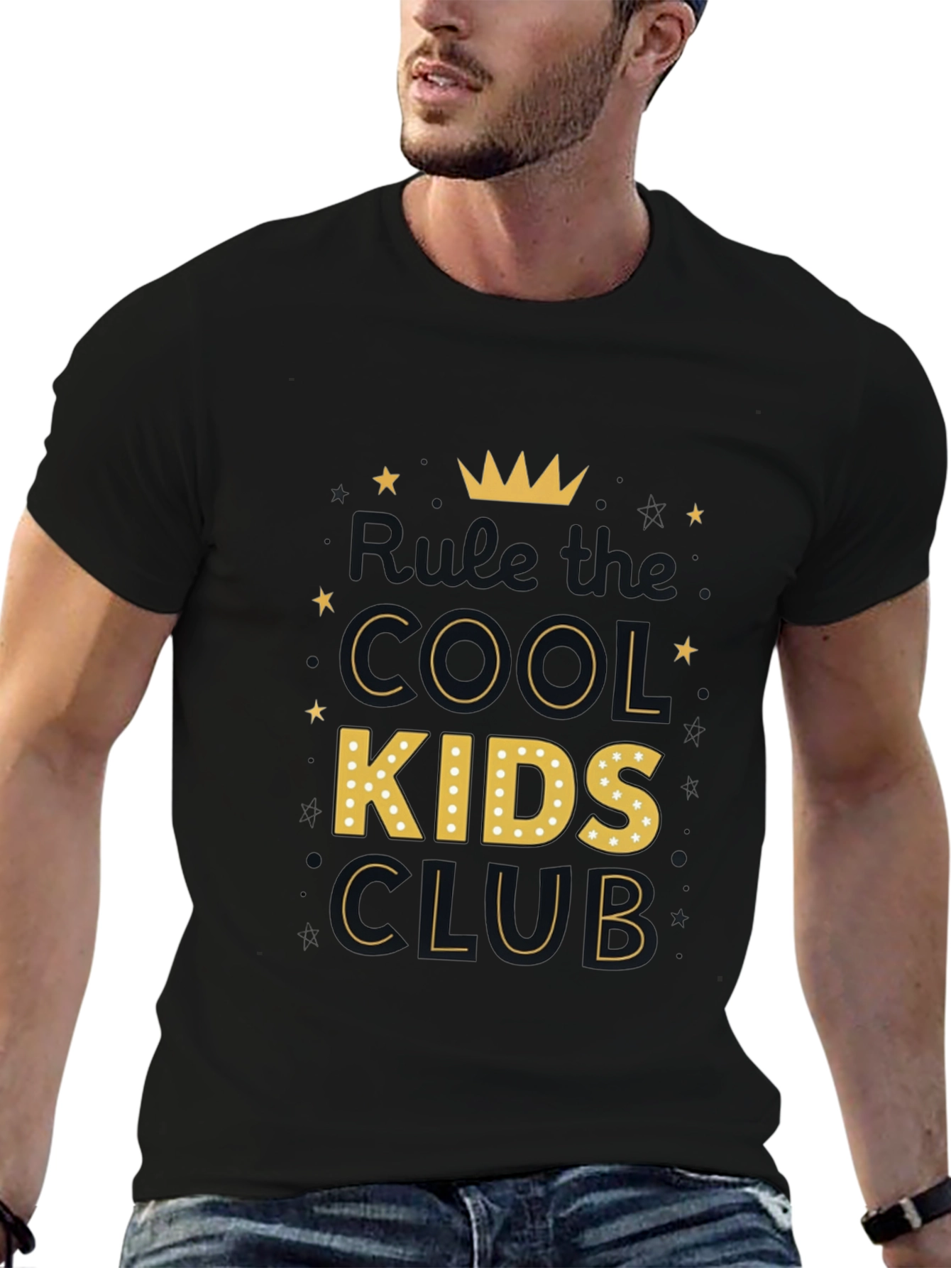 Cool Kids Club Black Graphic Tee