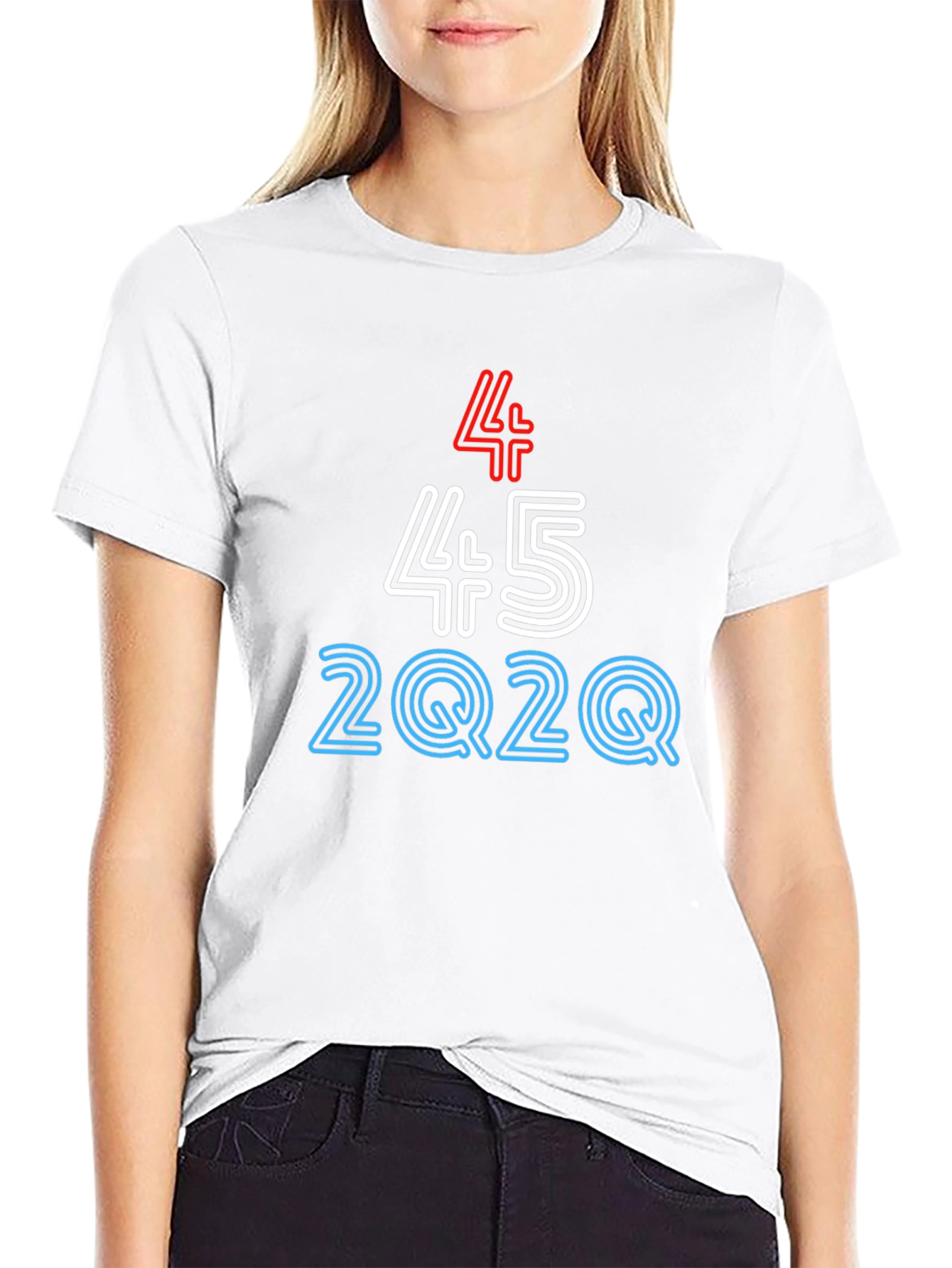 45 2Q2Q Graphic Tee - Bold Statement T-Shirt