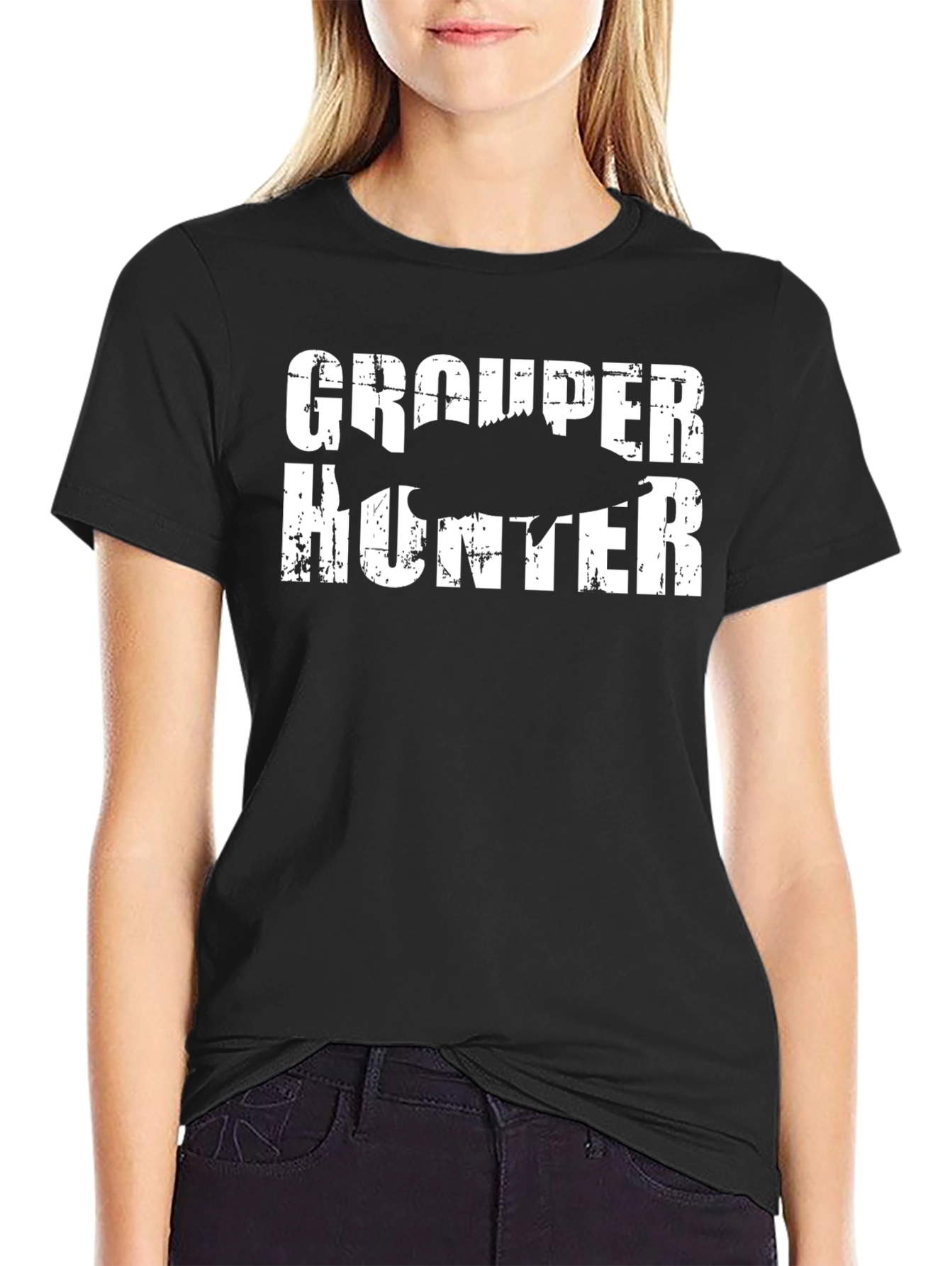 Grouper Hunter Graphic Tee - Fishing Apparel