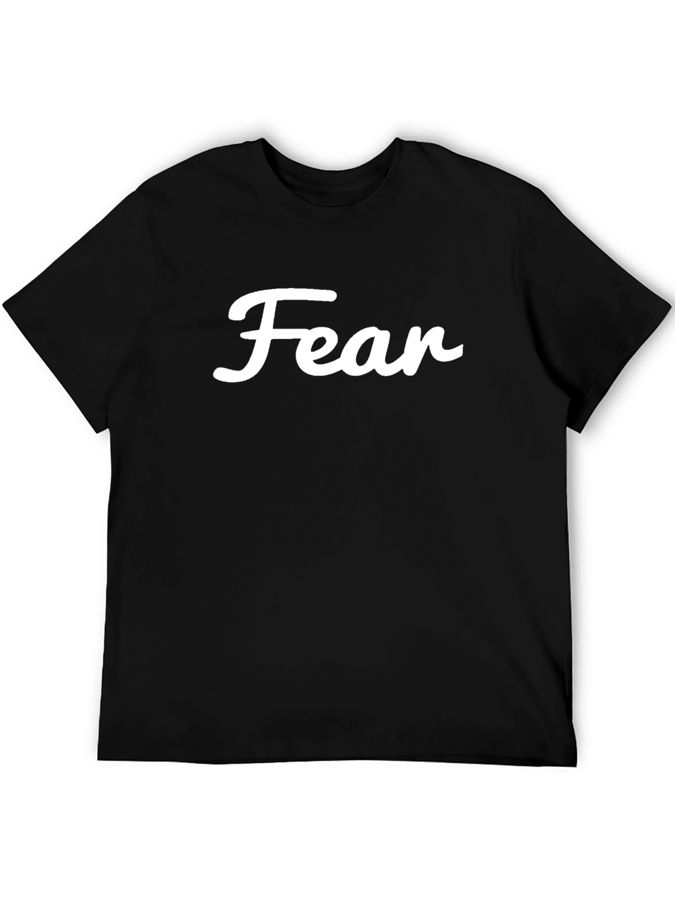 Fear Graphic Tee - Classic Black T-Shirt