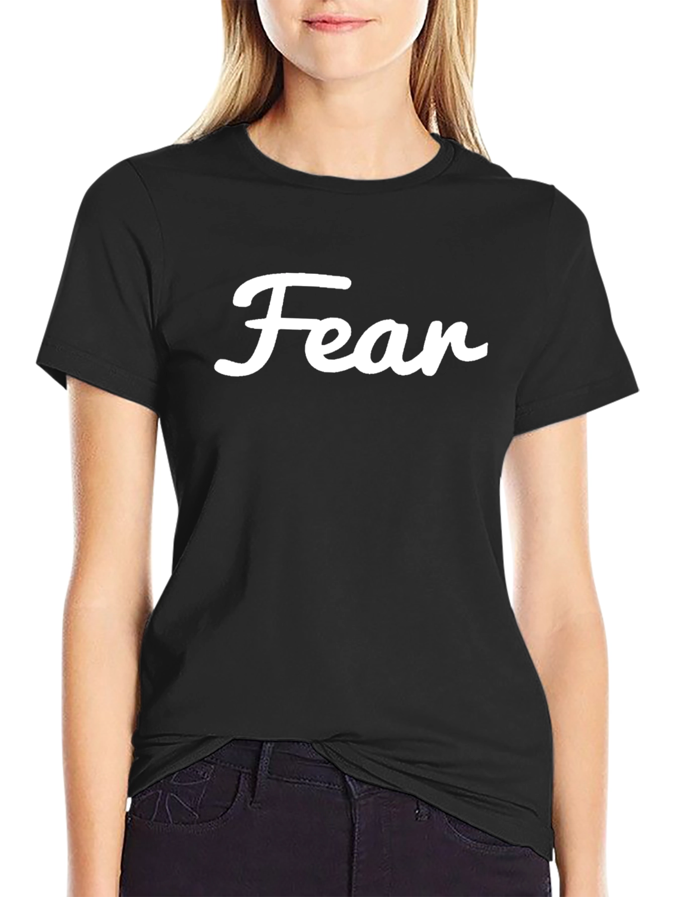 Fear Graphic Tee - Classic Black T-Shirt