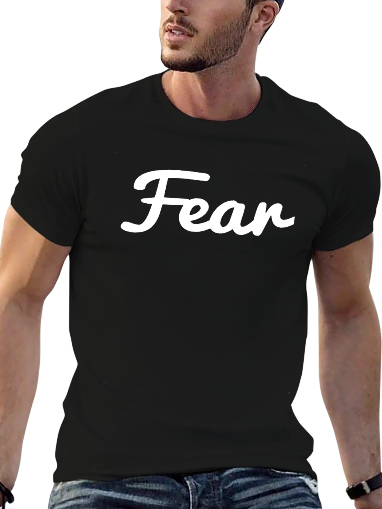 Fear Graphic Tee - Classic Black T-Shirt